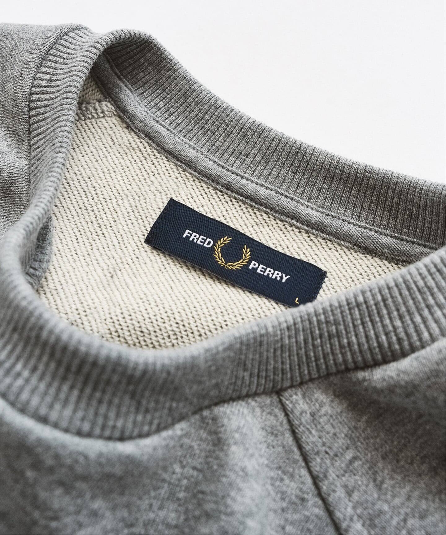 FRED PERRY / フレッドペリー TARTAN APPLIQUE SWEATSHIRT（スウェット