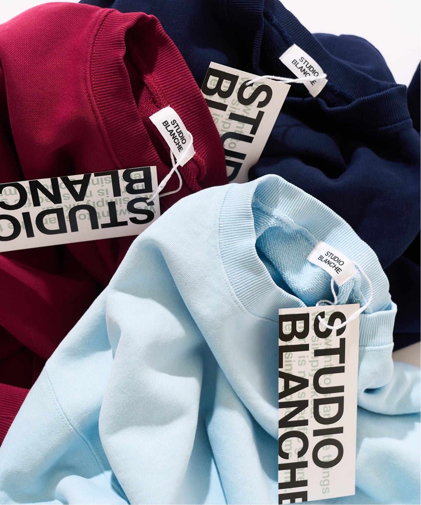 STUDIO BLANCHE / スタジオブランシェ stone vio wash スウェット