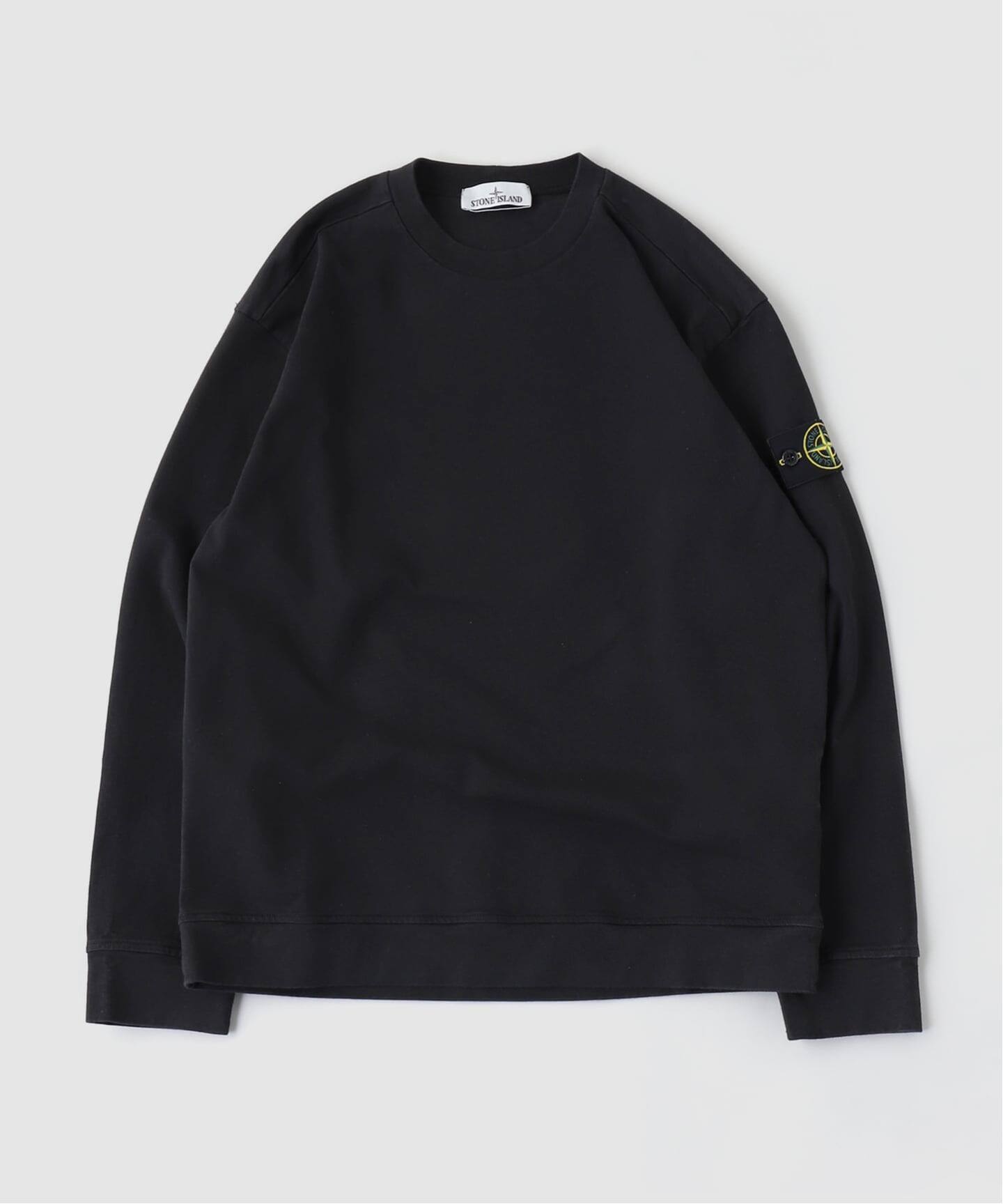 STONE ISLAND ブラック スウェット 【公式通販】