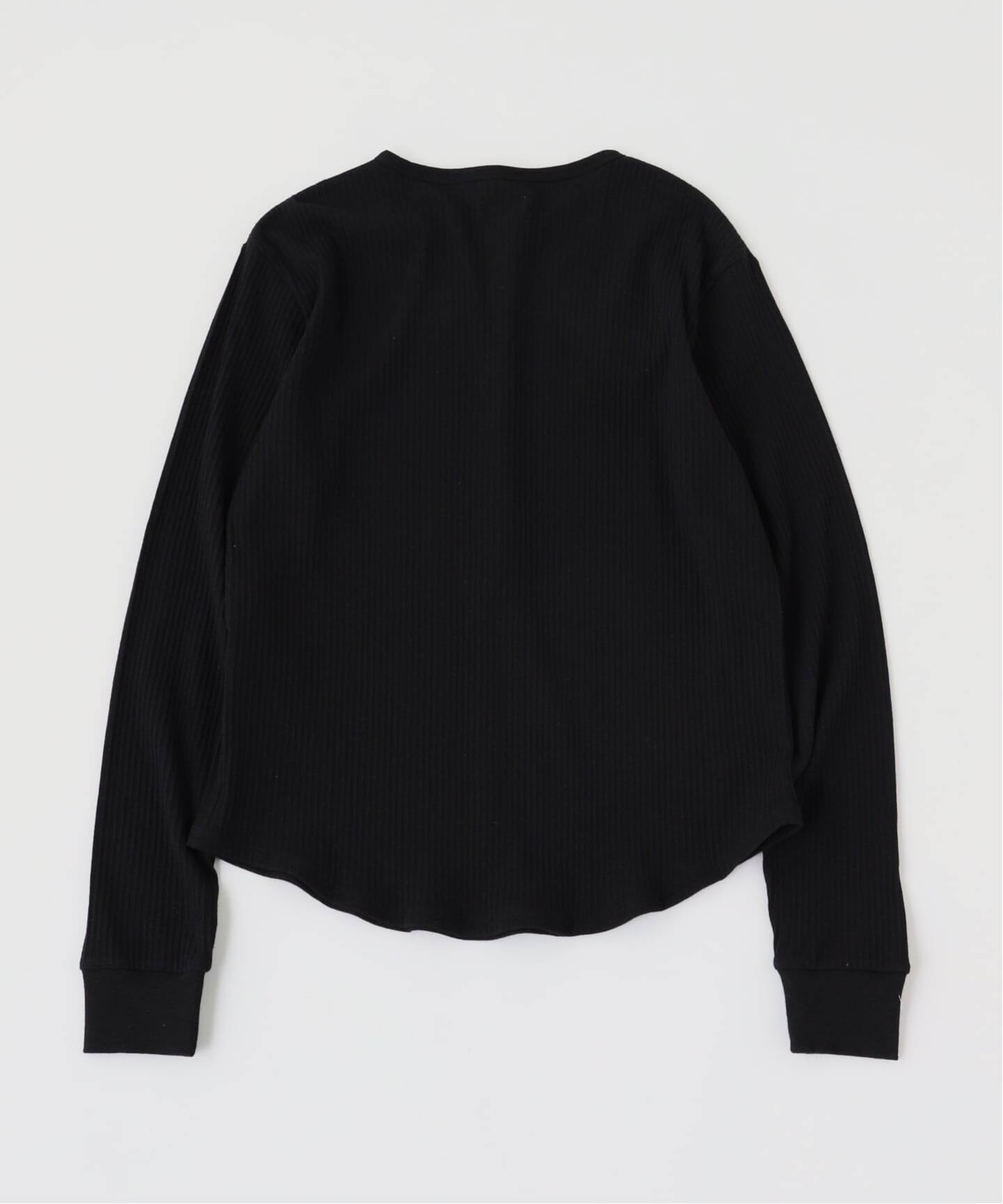 JIEDA / ジエダ VINTAGE LIGHT RIB HENRY NECK L/S（Tシャツ