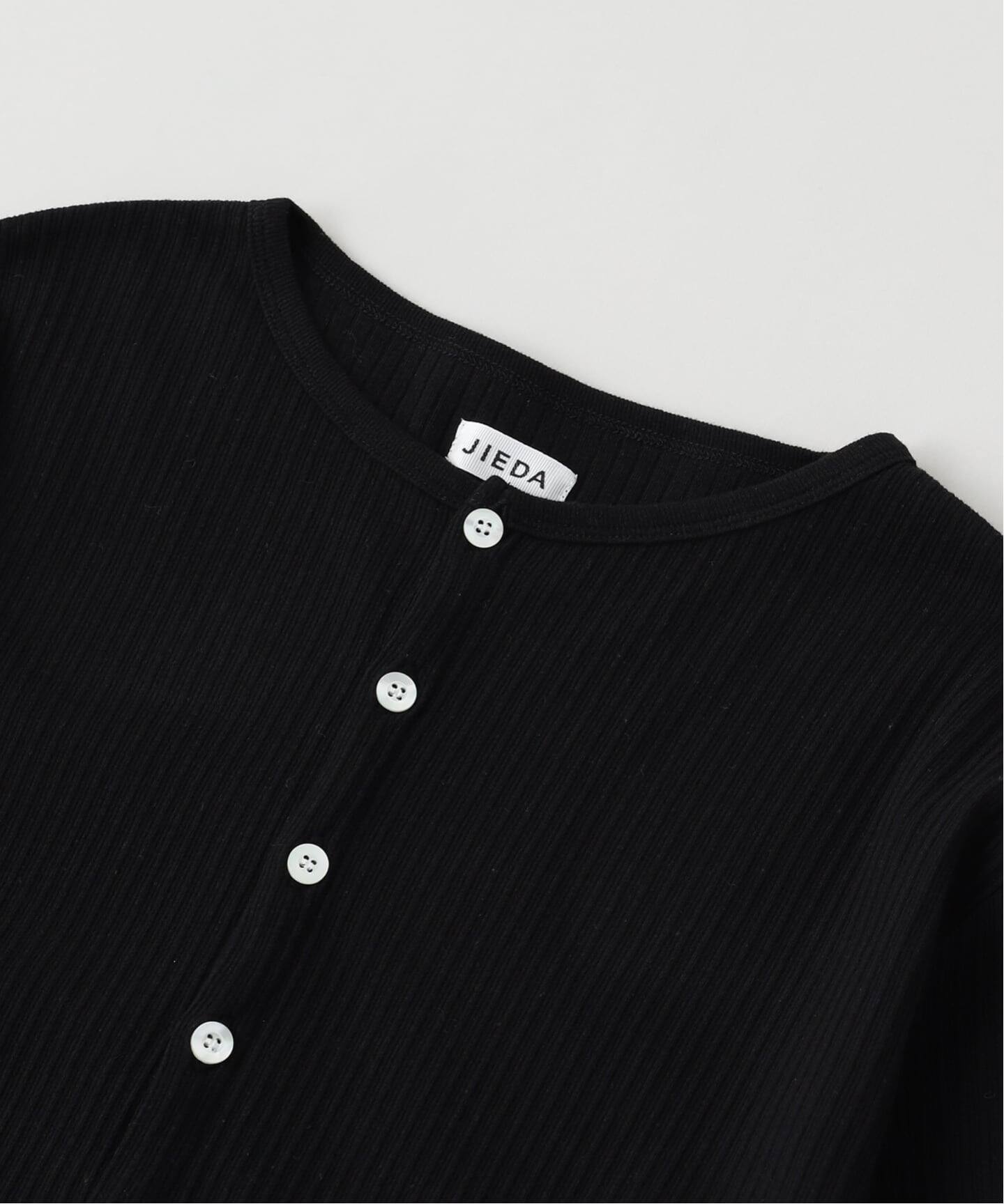 JIEDA / ジエダ VINTAGE LIGHT RIB HENRY NECK L/S（Tシャツ