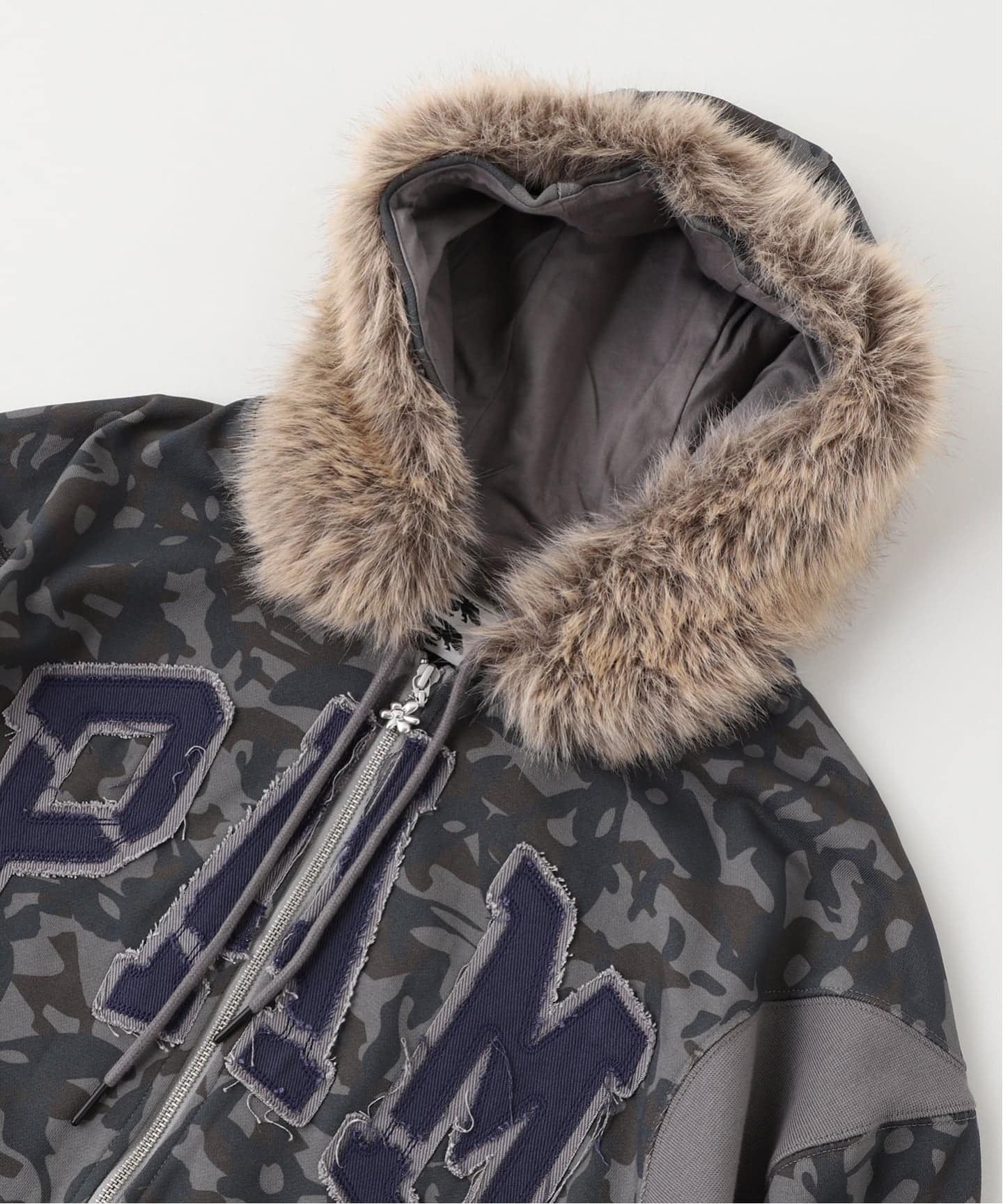 P.A.M. / パム ABC FUR TRIM HOODED ZIP THRU SWEAT（パーカー）｜PULP
