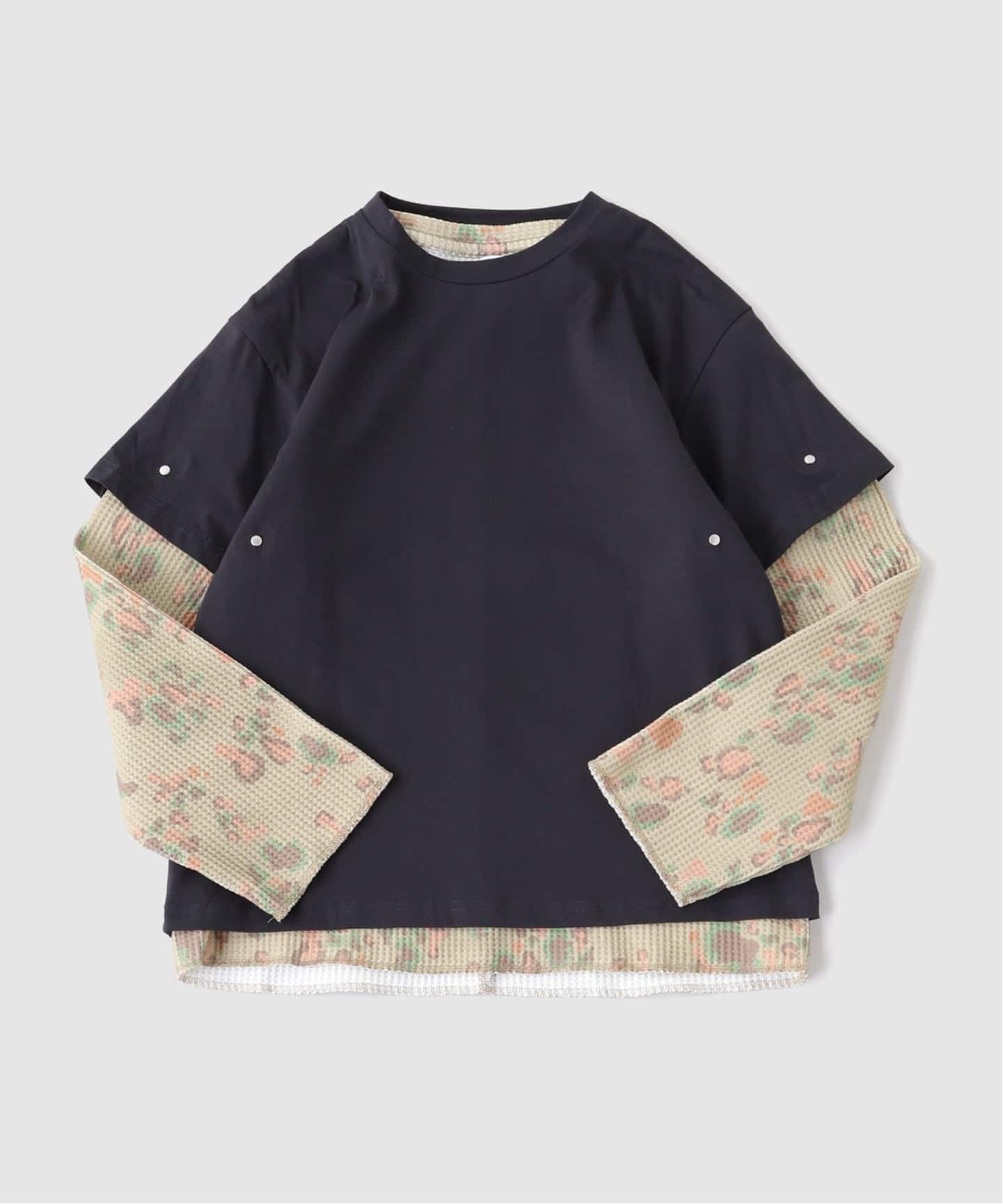 トップス FAF (FAKE AS FLOWERS) DOUBLE SLEEVE TEE FAF (FAKE AS FLOWERS) / フェイク アズ フラワーズ DOUBLE SLEEVE TEE