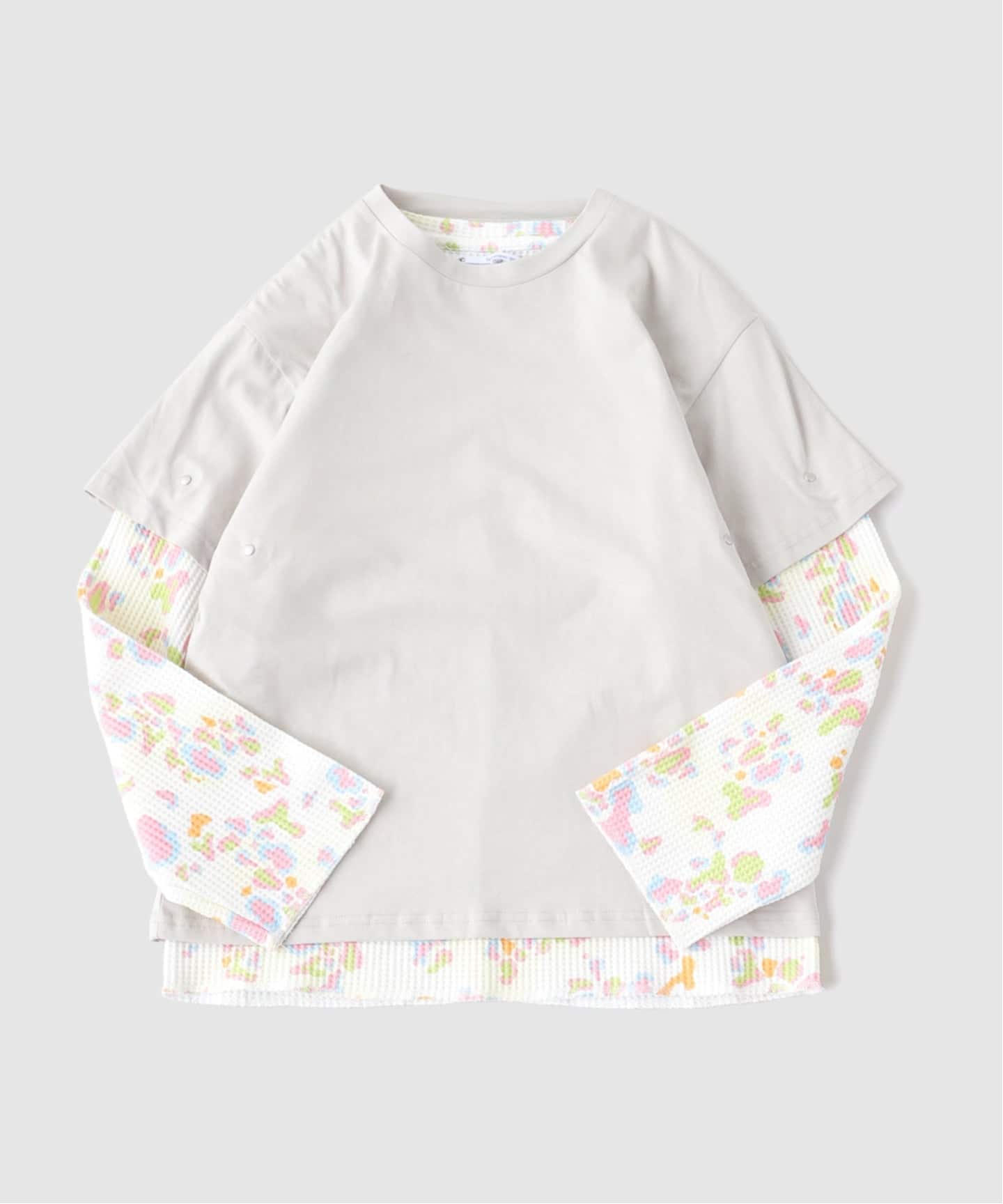 トップス FAF (FAKE AS FLOWERS) DOUBLE SLEEVE TEE FAF (FAKE AS FLOWERS) / フェイク アズ フラワーズ DOUBLE SLEEVE TEE