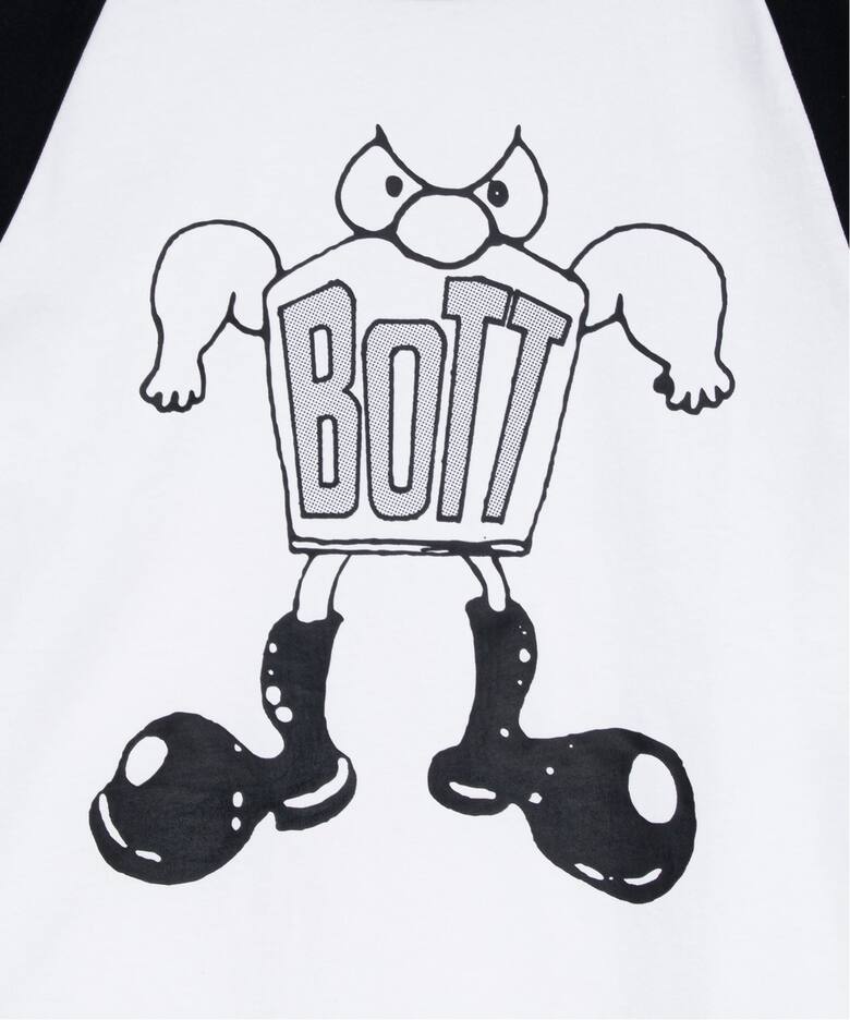 BOTT / ボット BIG BOOTS RAGLAN LS TEE（Tシャツ／カットソー）｜PULP BOTT / ボット BIG BOOTS RAGLAN LS TEE