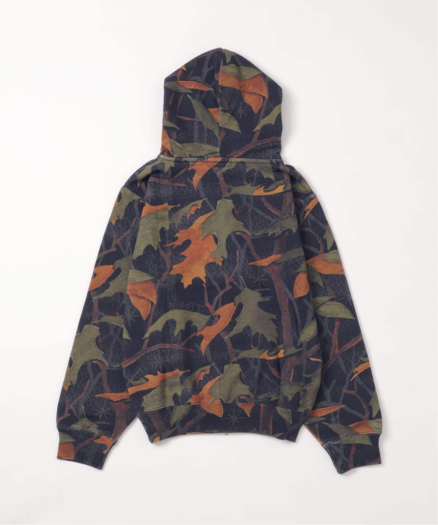 BoTT / ボット WASHED TREE CAMO ZIP HOODIE（パーカー）｜PULP