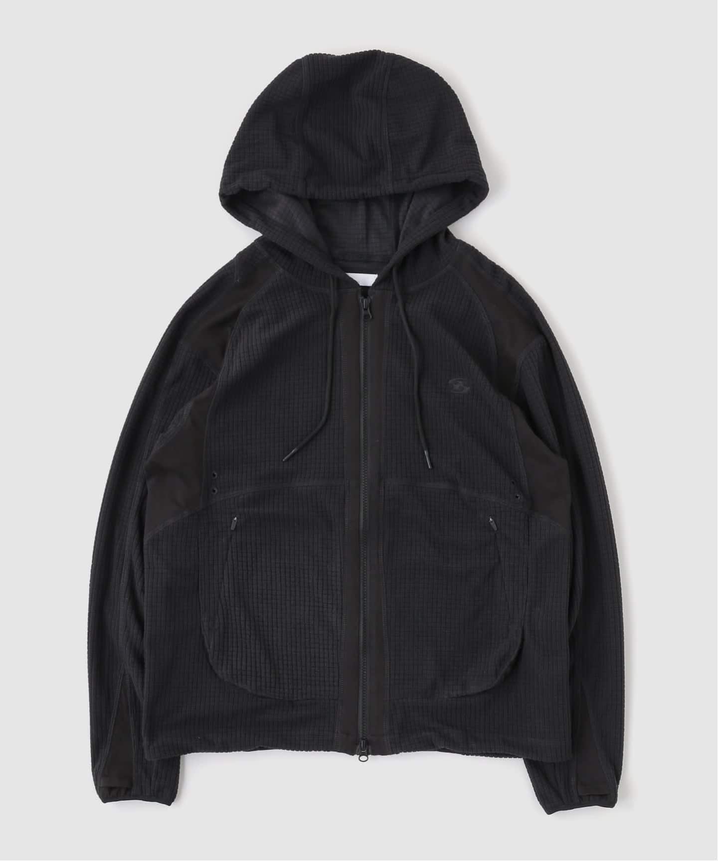 トップス SAN SAN GEAR Washed hoodie zip-up 25aw SAN SAN GEAR / サンサンギア GRID HOODIE ZIP-UP（パーカー）｜PULP