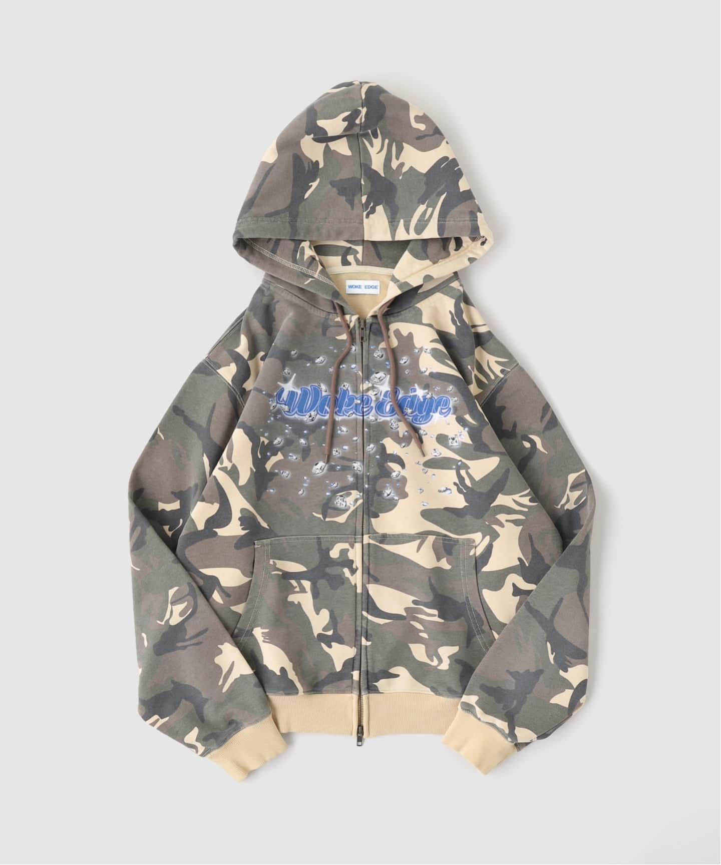 WOKE EDGE / ウォークエッジ DIAMOND LOGO ZIP HOODIE（パーカー