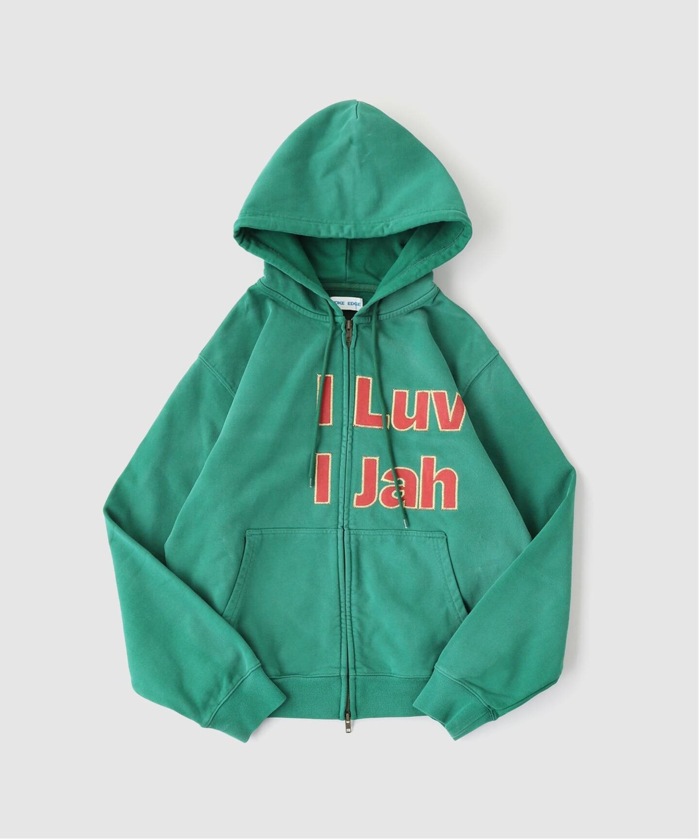 WOKE EDGE / ウォークエッジ I LUV I JAH ZIP HOODIE（パーカー