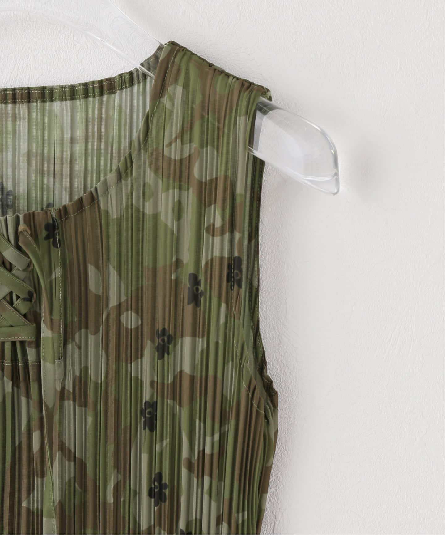 P.A.M. / パークスアンドミニ KALLIMA PLEATED TANK TOP（タンクトップ