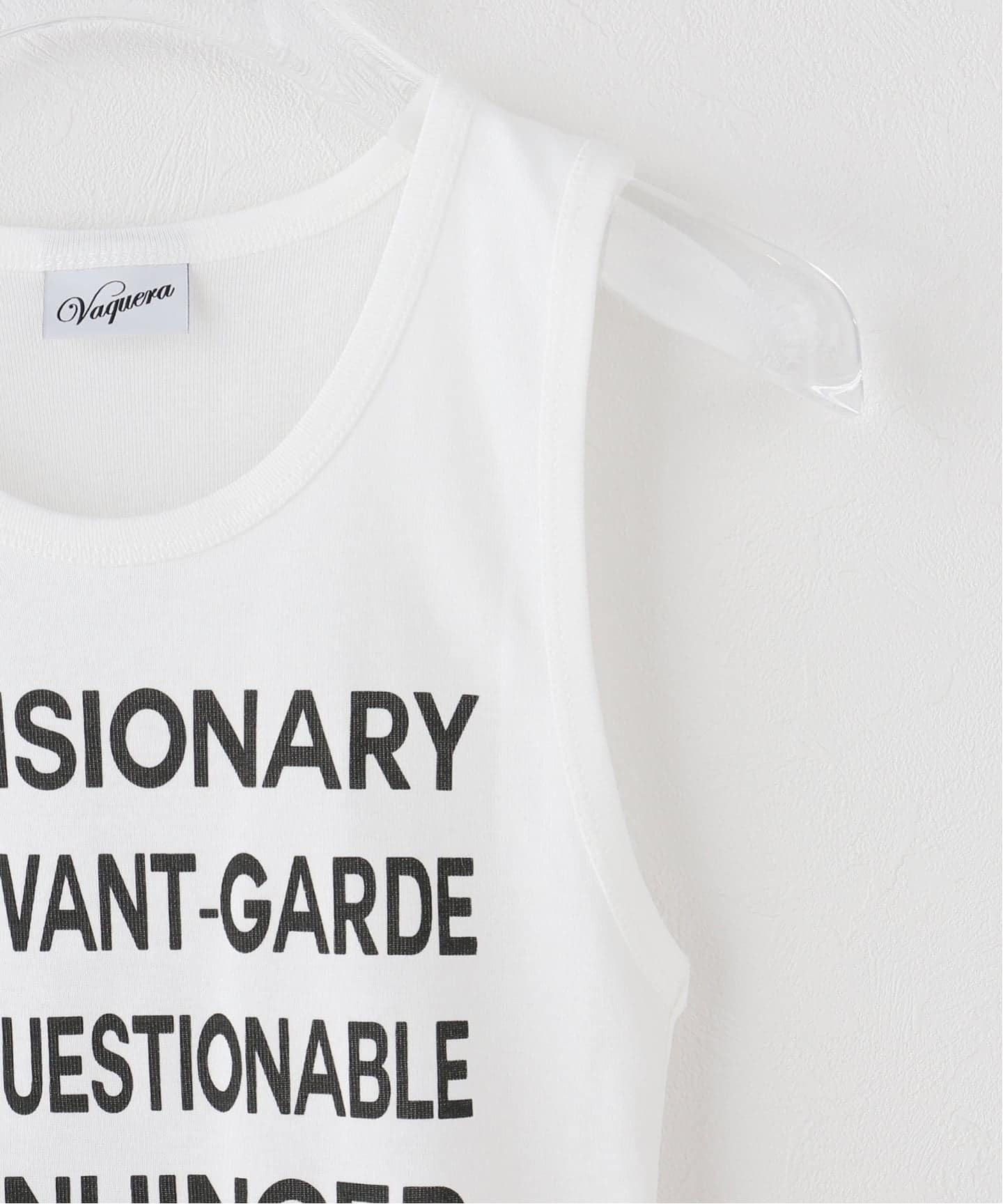 VAQUERA / バケラ WOMEN ANAGRAM TANK TOP（タンクトップ）｜PULP