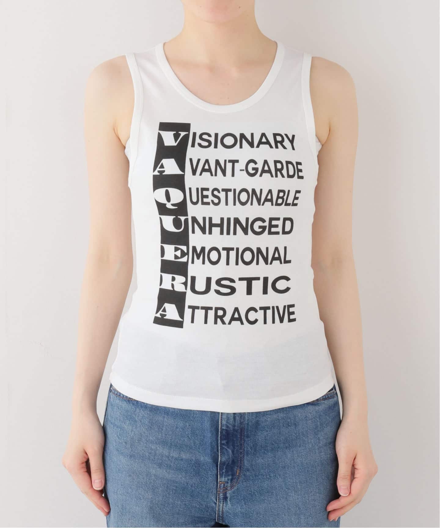 VAQUERA / バケラ WOMEN ANAGRAM TANK TOP（タンクトップ）｜PULP