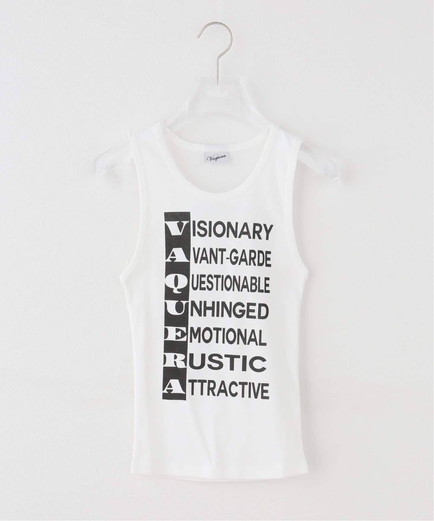 VAQUERA / バケラ WOMEN ANAGRAM TANK TOP（タンクトップ）｜PULP