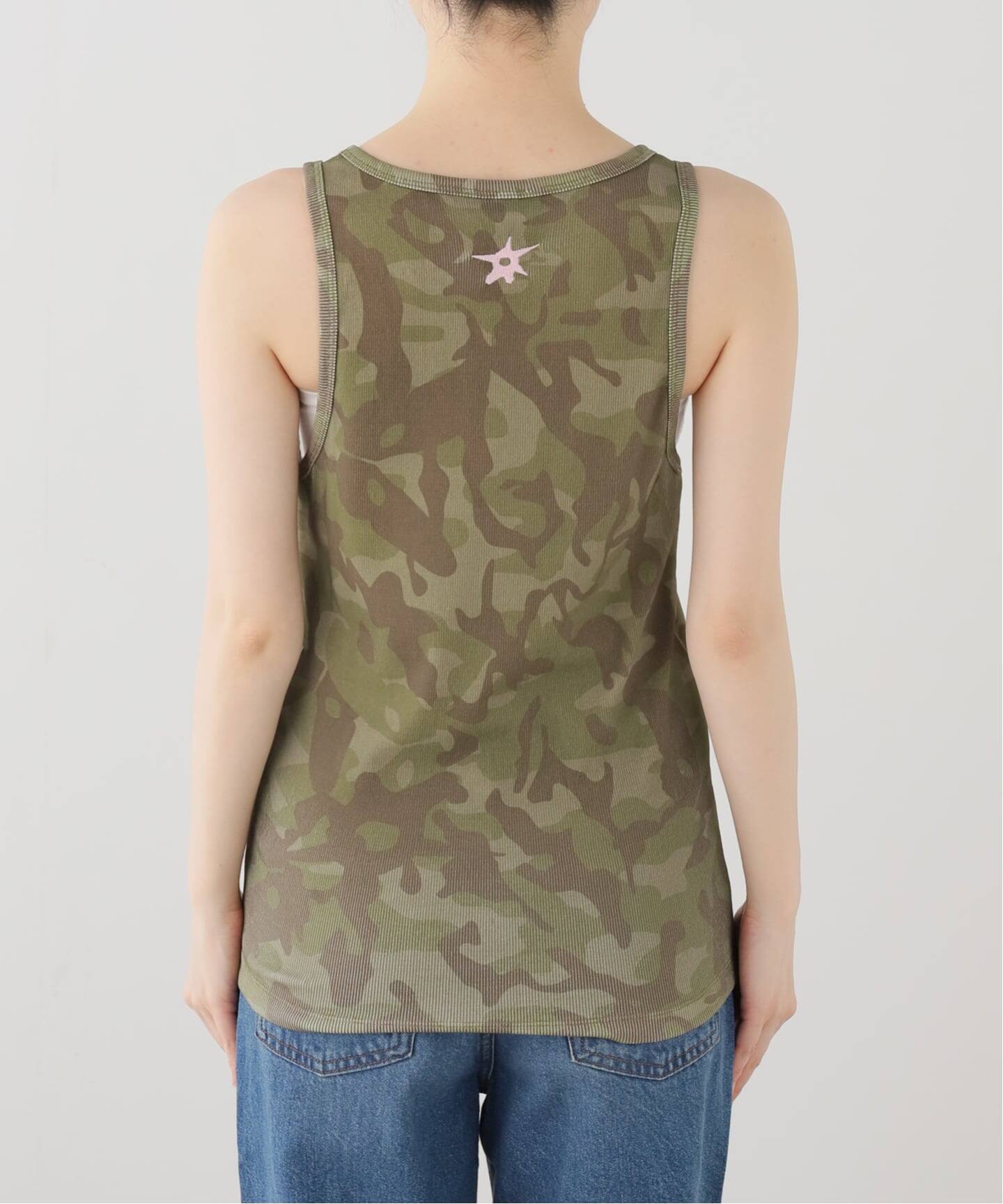 P.A.M. / パークスアンドミニ GARDEN VARIETY CAMO TANK TOP（タンク