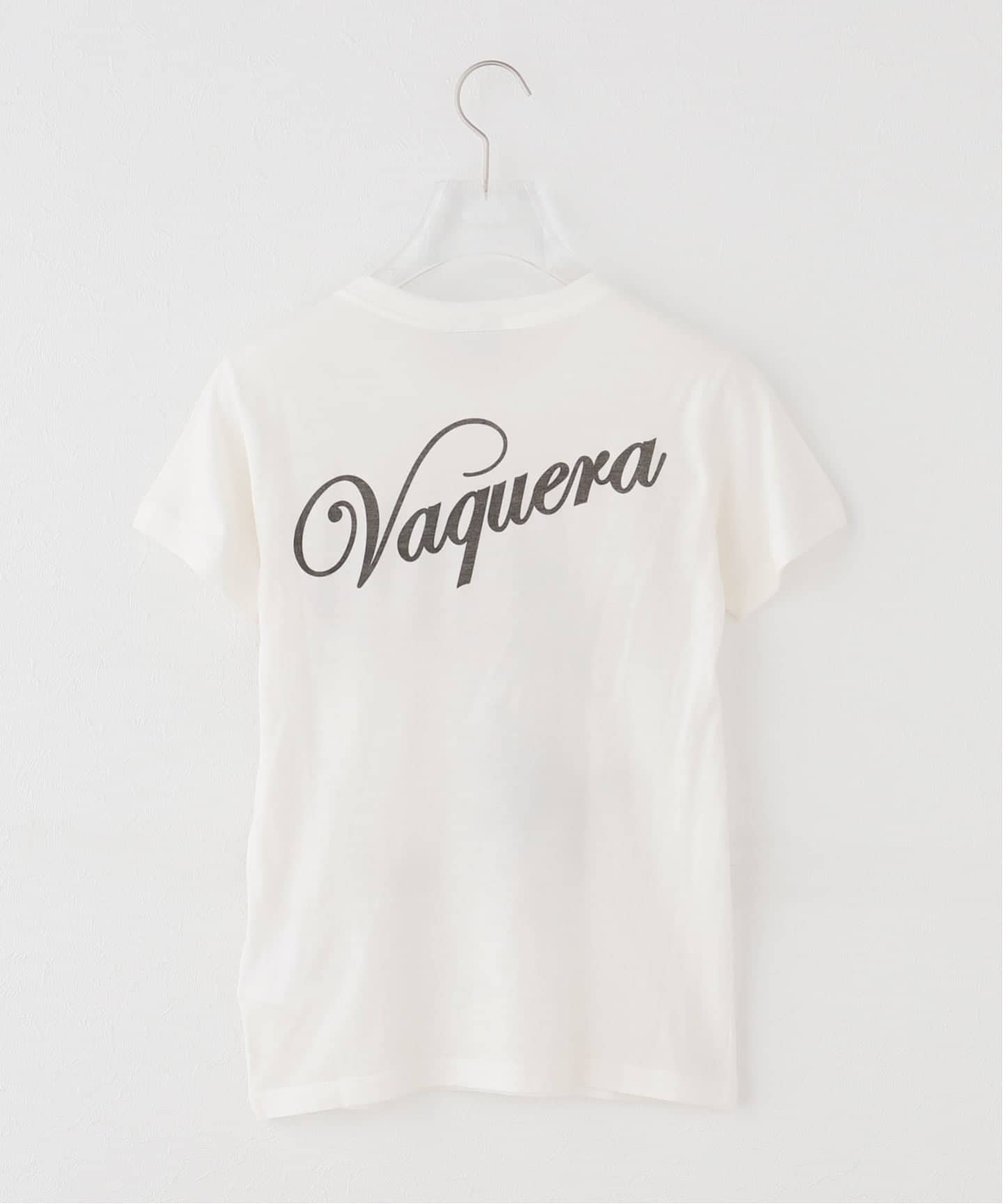 バケラ ヴァケラ VAQUERA 前面ブランドロゴ Tシャツ L VAQUERA / バケラ WOMEN PRETTY BOY BASIC T SHIRT（Tシャツ