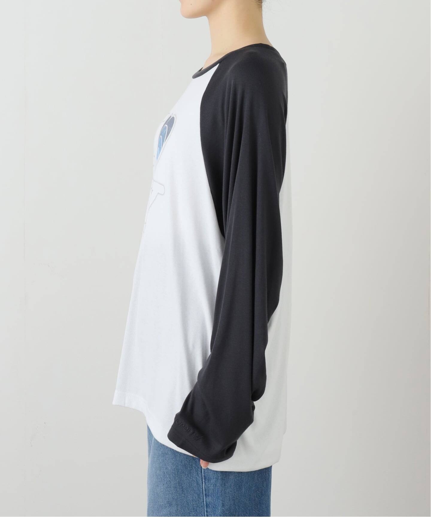 Geek Office / ギークオフィス】OPEN YY / I LOVE YY RAGLAN TEE（T
