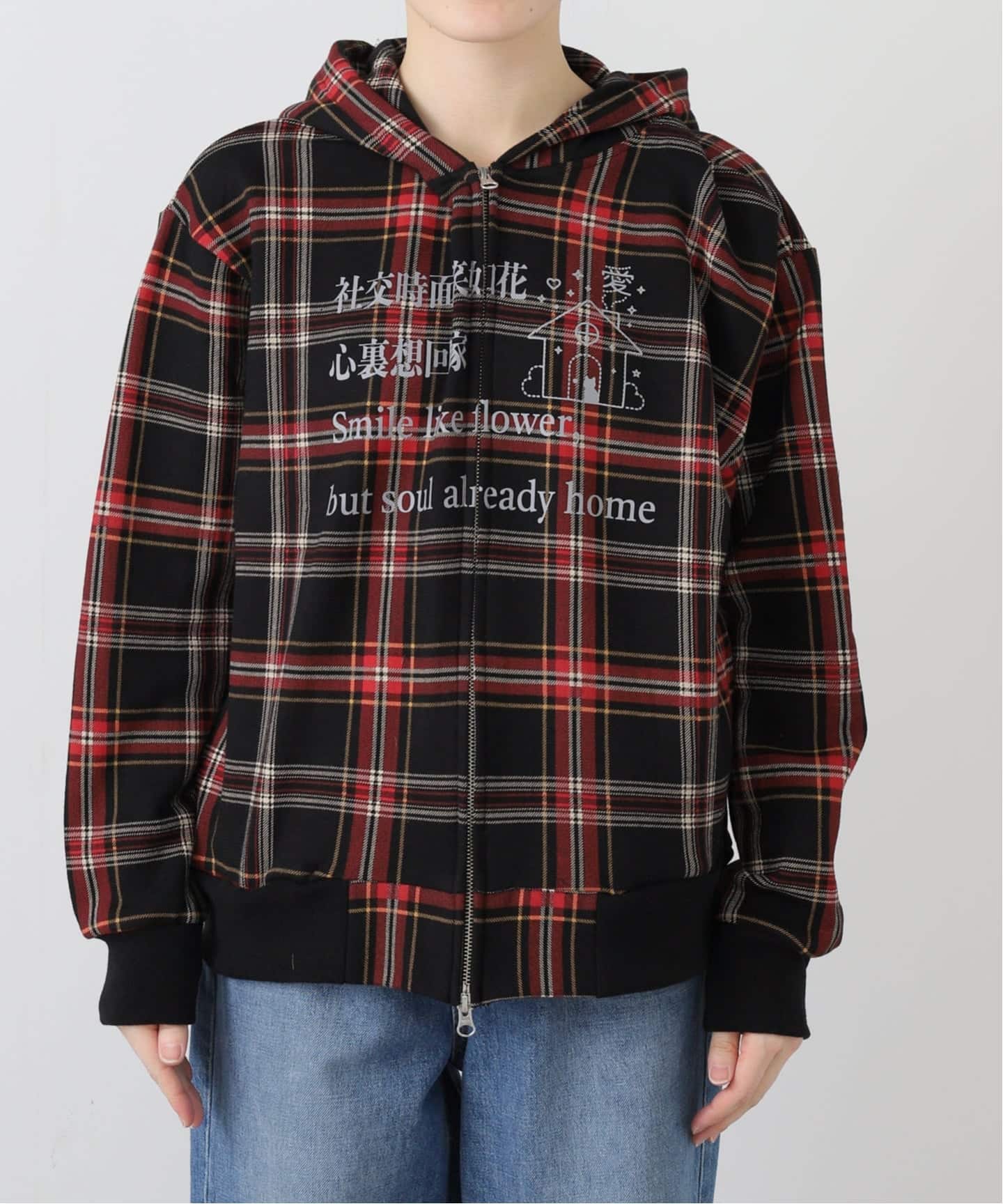 momentel 　Go!  Check Hoodie MOMENTEL / モーメンタル Go! Home Check Hoodie（パーカー）｜PULP