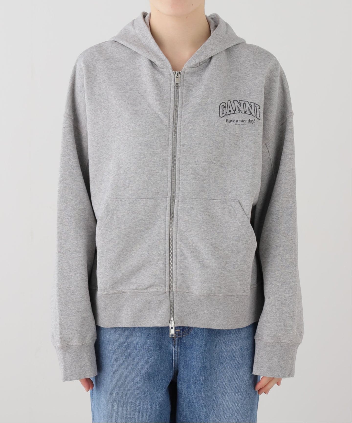 GANNI / ガニー Essential Isoli Zip Hoodie（パーカー）｜PULP