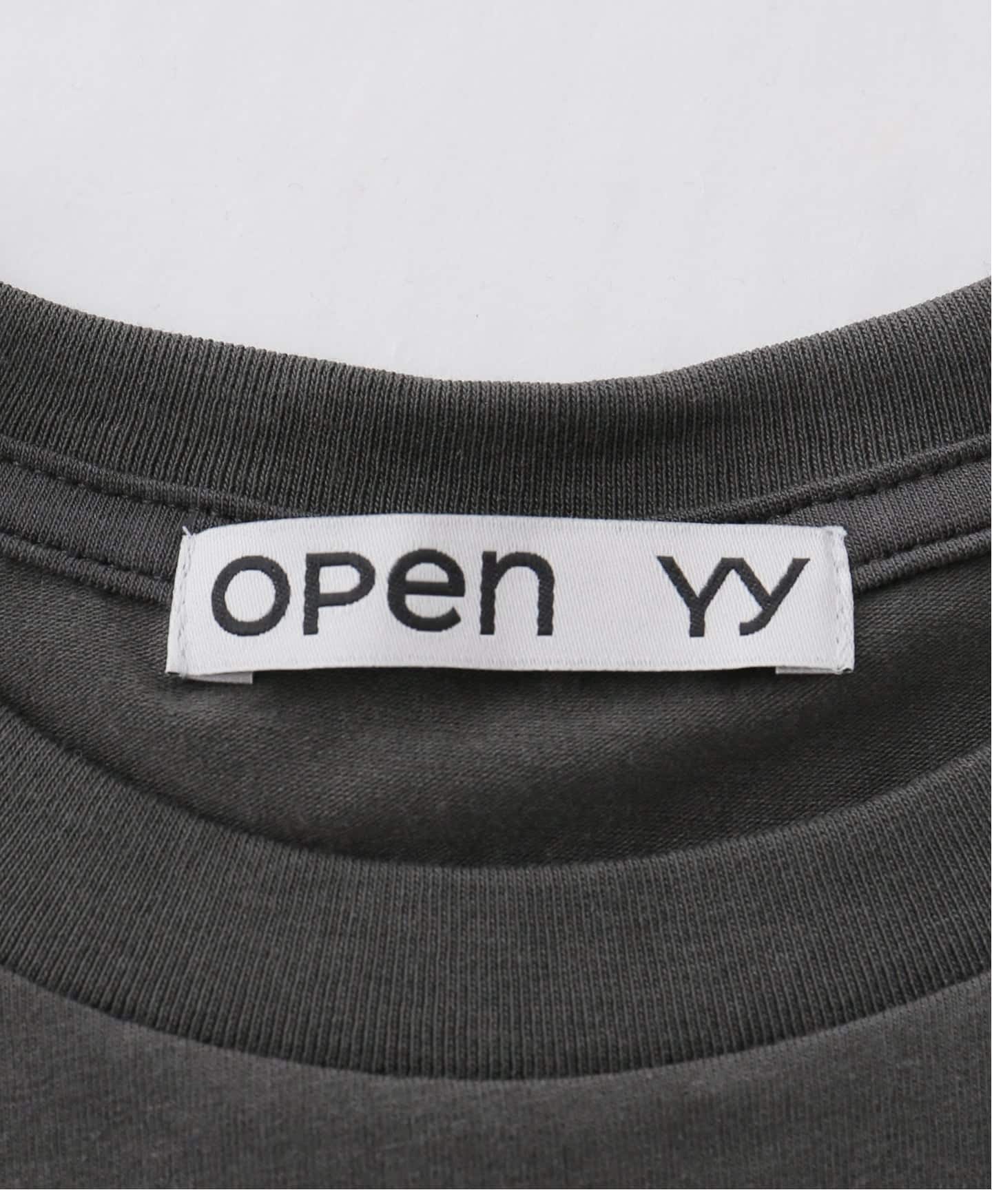 Geek Office / ギークオフィス】OPEN YY / Knitted YY DOT TYPO TEE（T
