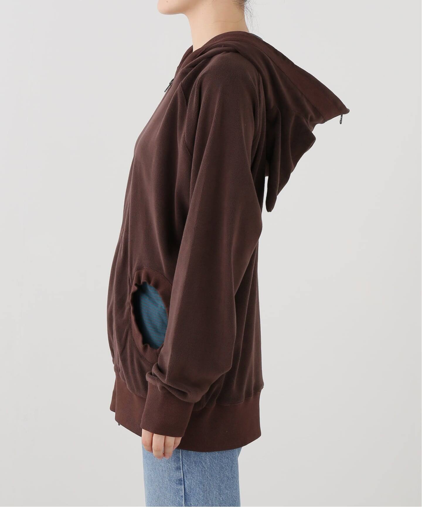 Geek Office / ギークオフィス】 COYSEIO / HORN STRIPED ZIP-UP