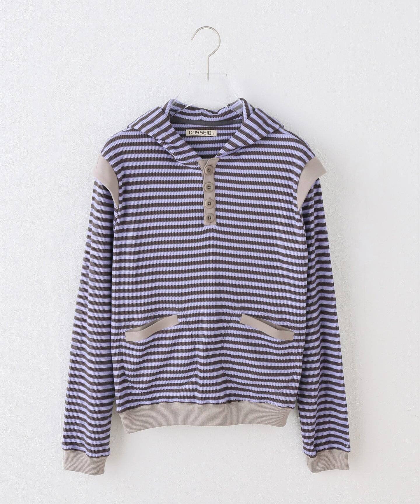 Geek Office / ギークオフィス】COYSEIO / STRIPED FLARED SLEEVE 
