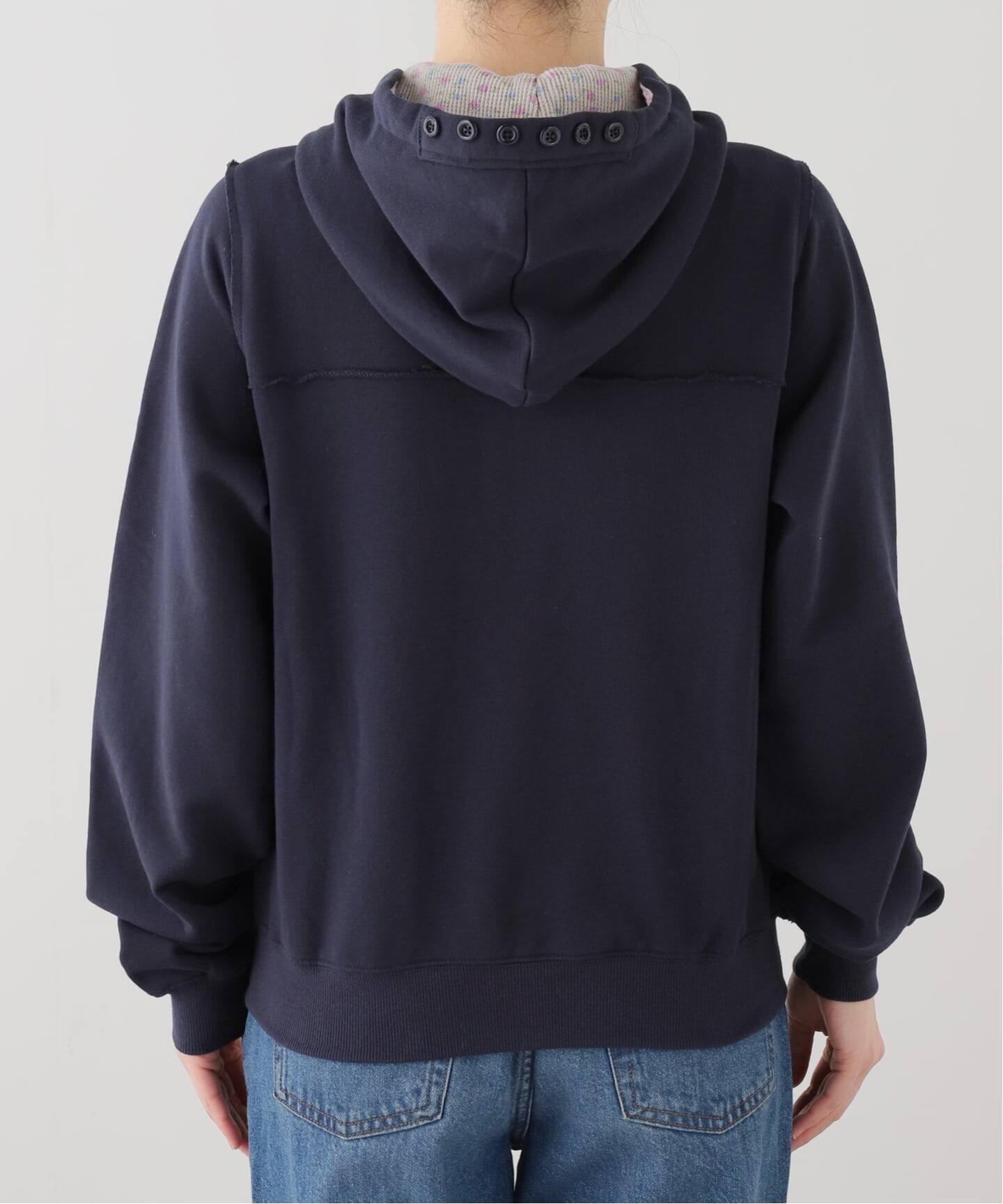 Geek Office / ギークオフィス】COYSEIO / FLOWER POINT ZIP-UP HOODIE