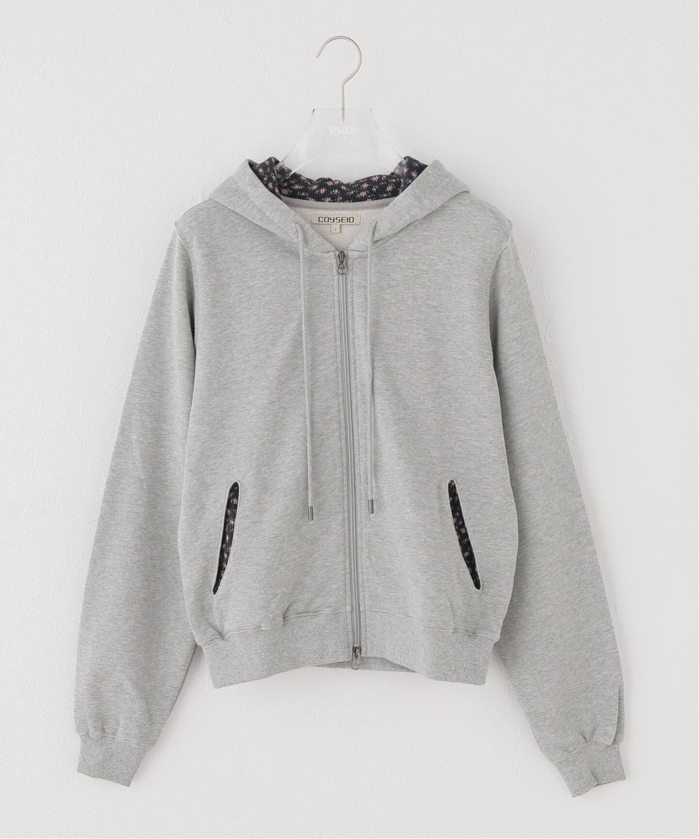 Geek Office / ギークオフィス】COYSEIO / FLOWER POINT ZIP-UP HOODIE