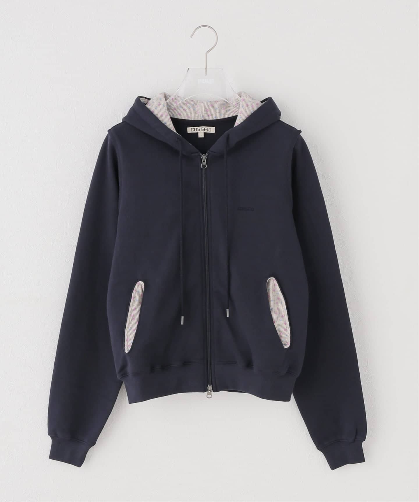 COYSEIO FLOWER POINT ZIP-UP HOODIE パーカー Geek Office / ギークオフィス】COYSEIO / FLOWER POINT ZIP-UP HOODIE