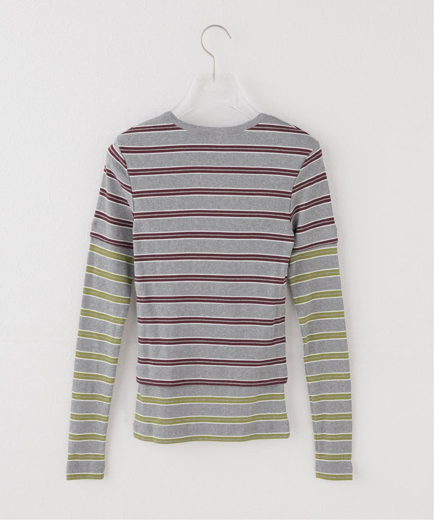 GANNI / ガニー Soft Cotton Rib Long Sleeve Double（Tシャツ