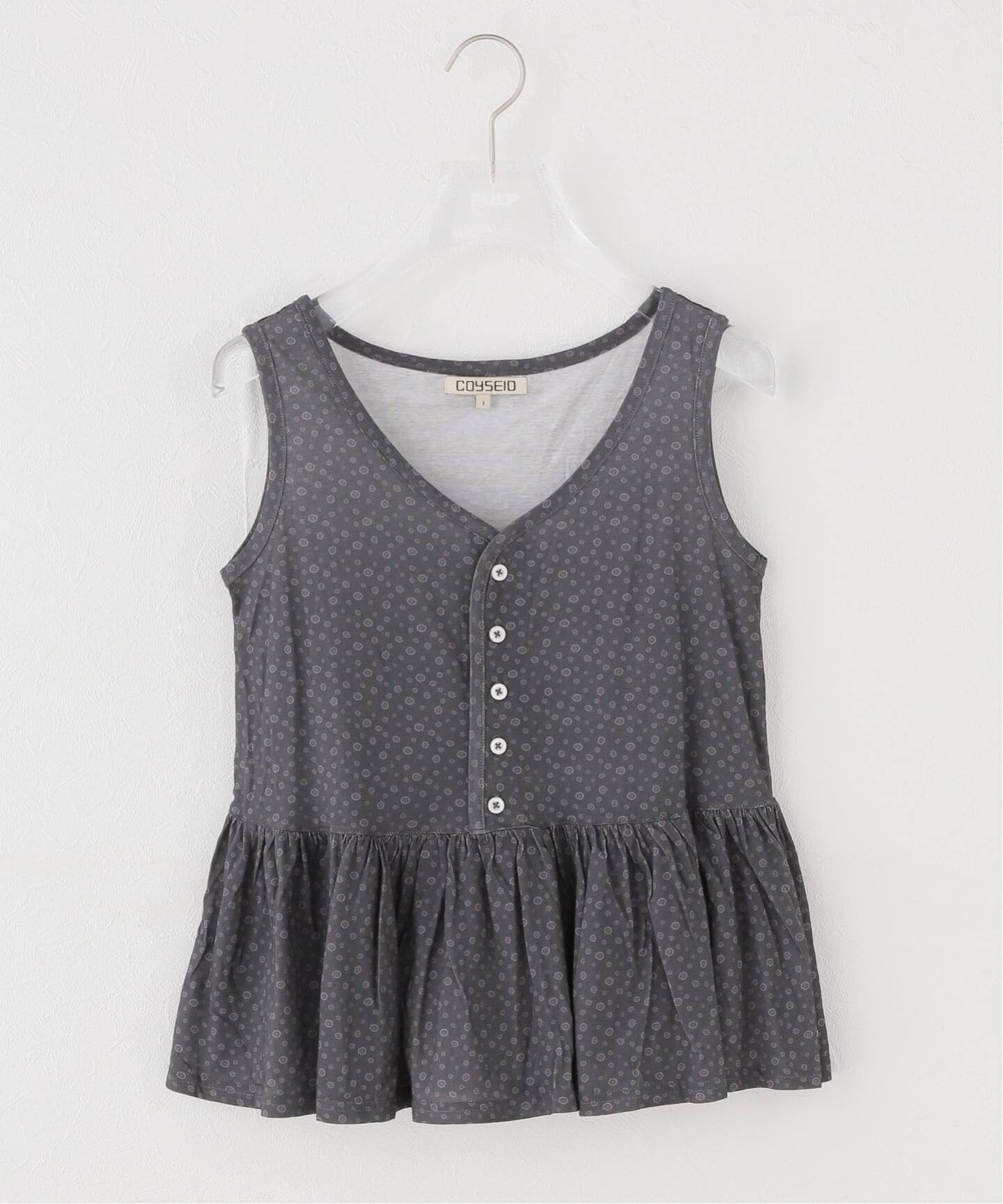 Geek Office / ギークオフィス】COYSEIO / DUDU RUFFLE SLEEVELESS 
