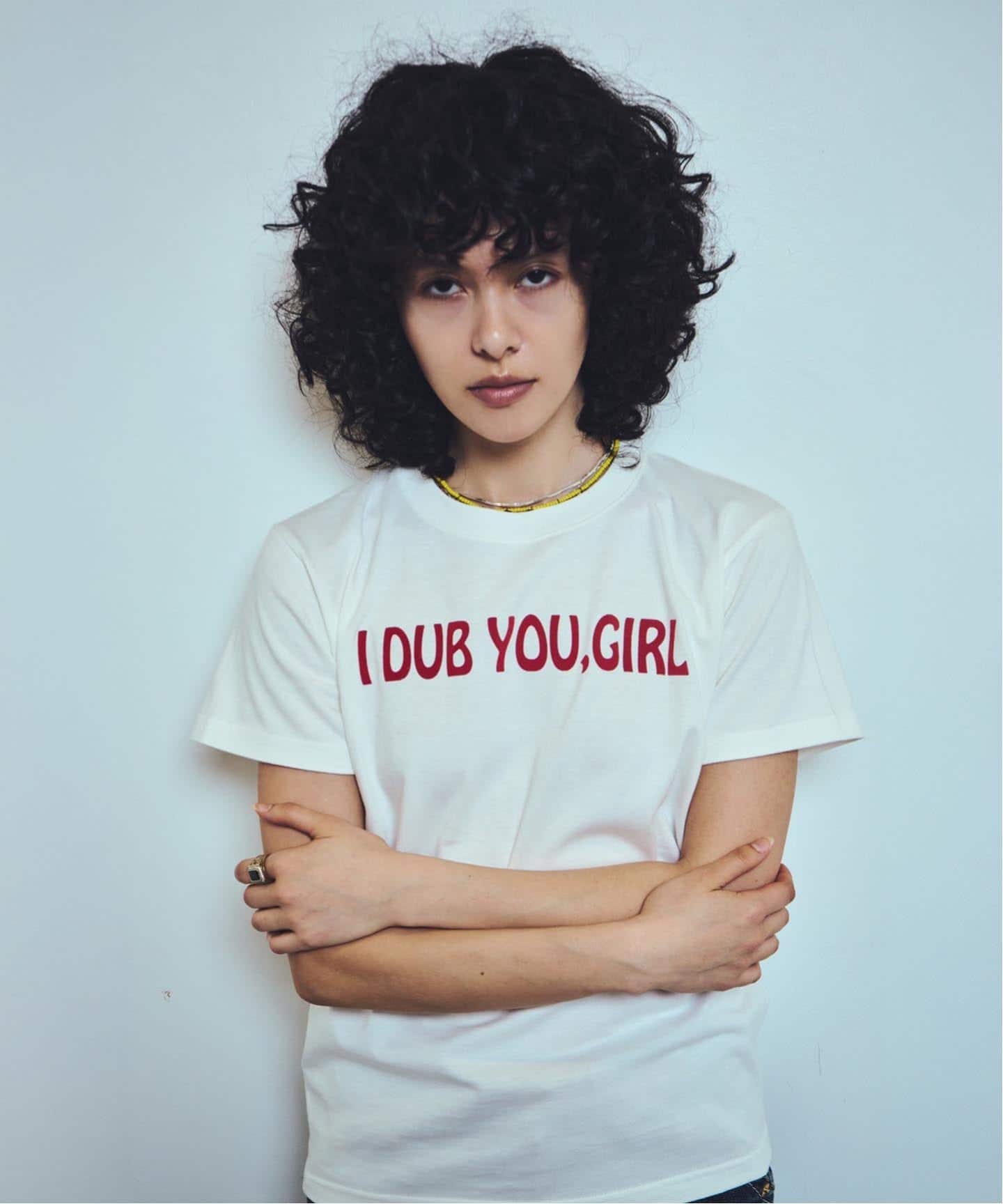 KOWGA RAGGA MUFFIN GIRL Tシャツ ホワイト KOWGA / コウガ I DUB YOU GIRL TEE（Tシャツ／カットソー）｜PULP