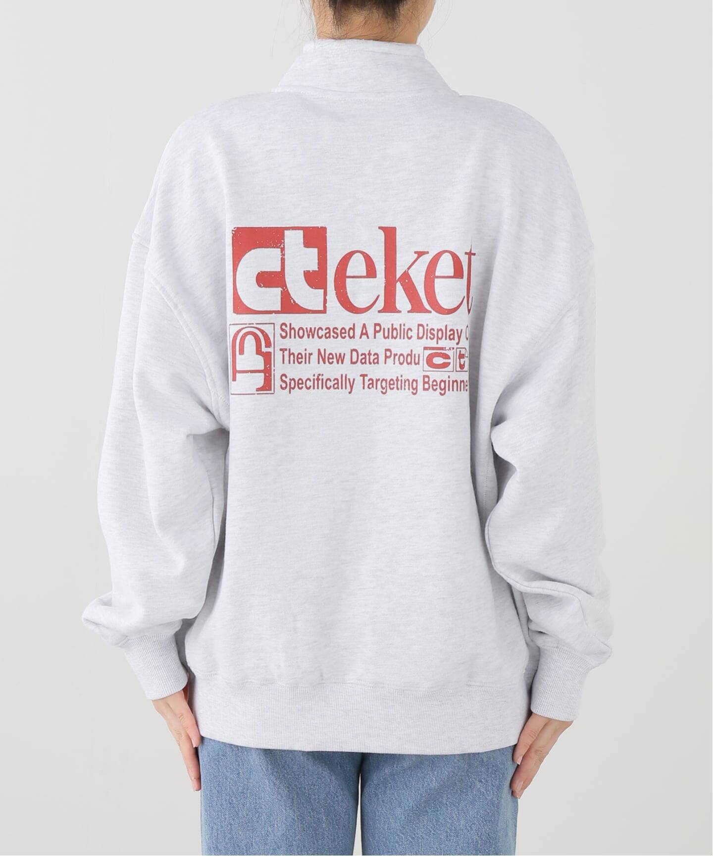 Geek Office / ギークオフィス】TEKET / テケット Plan Half Zip-Up