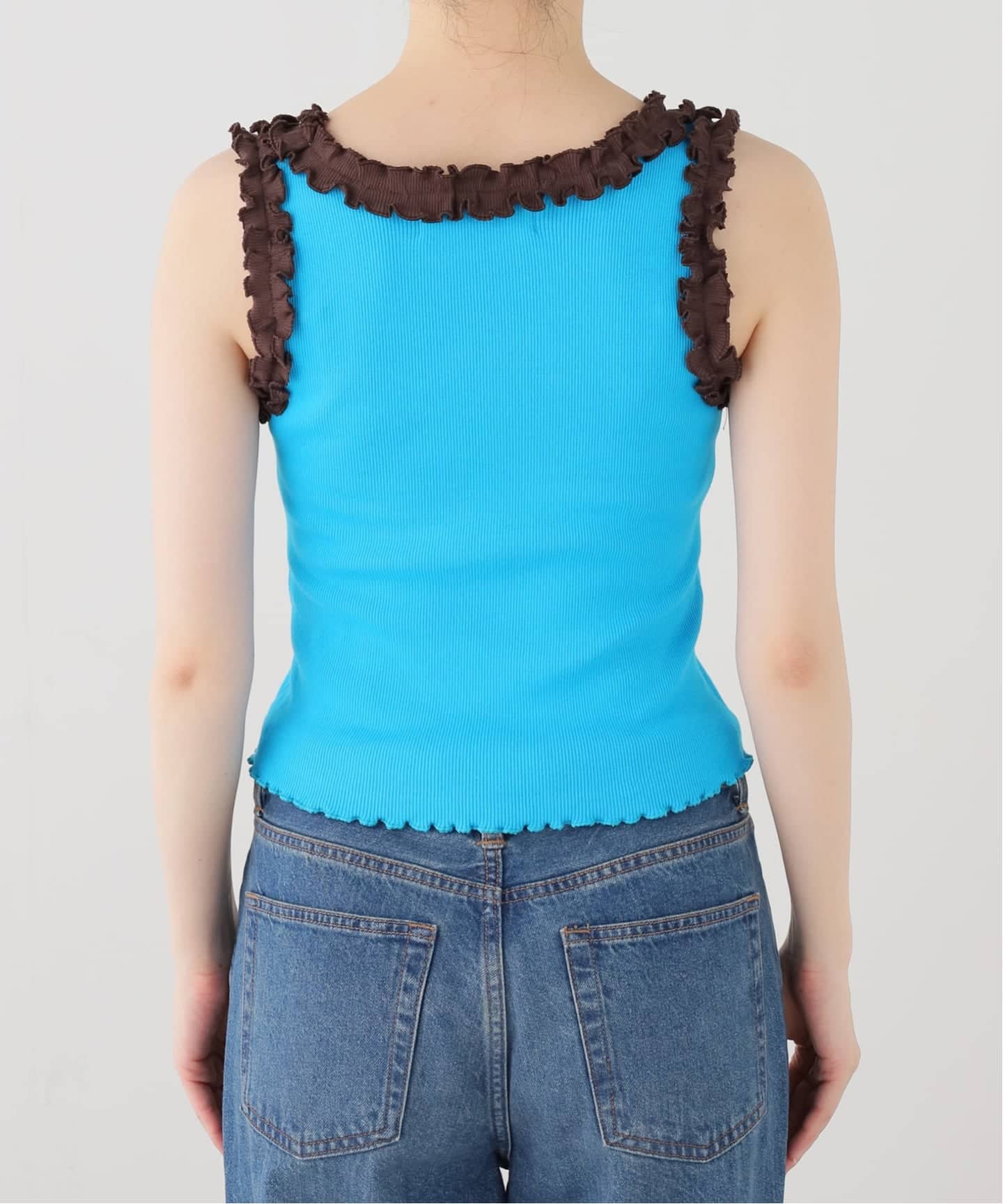 OMO / オモ Ruffle Rib Tank（タンクトップ）｜PULP（パルプ）の通販