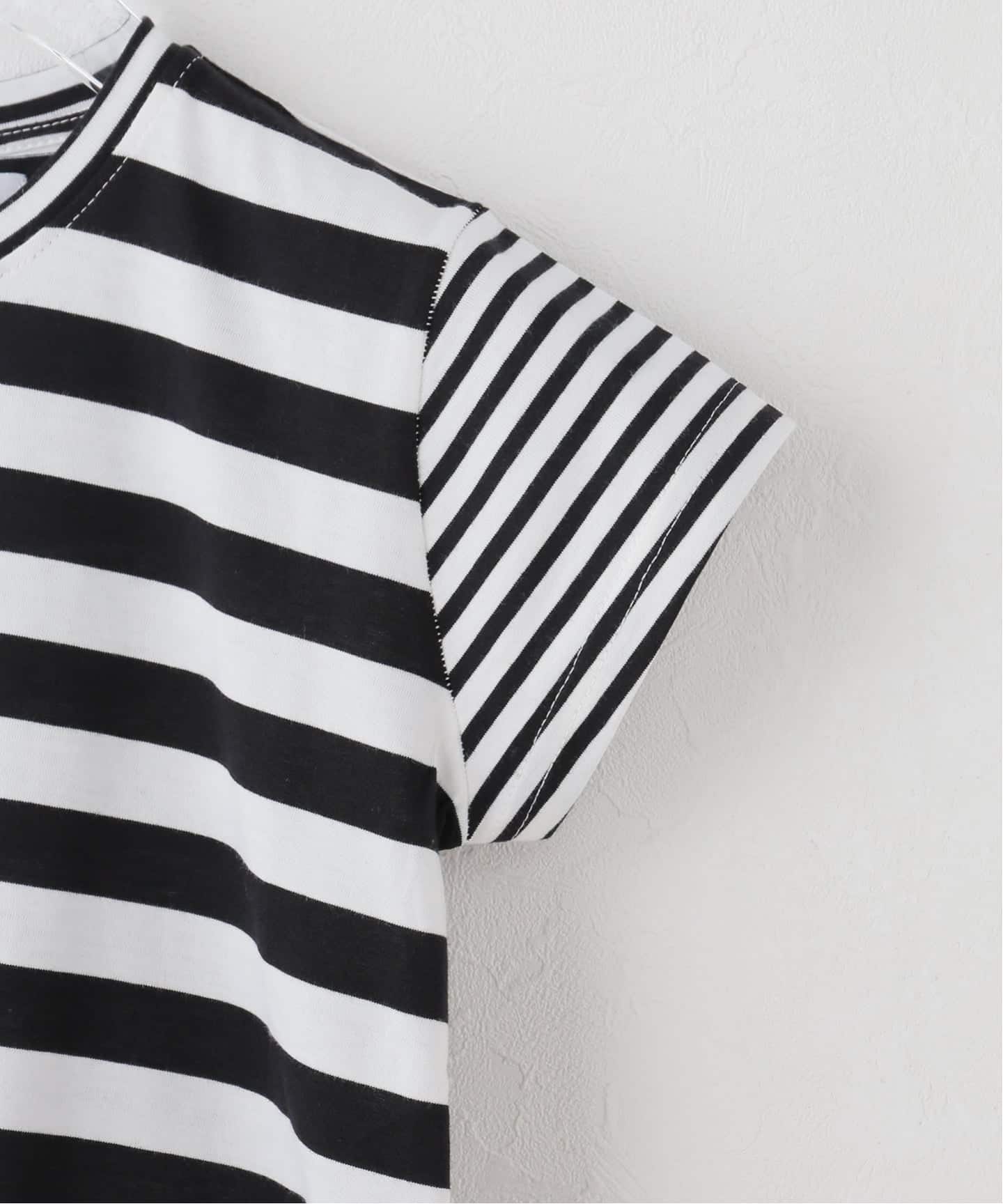 OMO / オモ Stripes Asymmetric Top（Tシャツ／カットソー）｜PULP