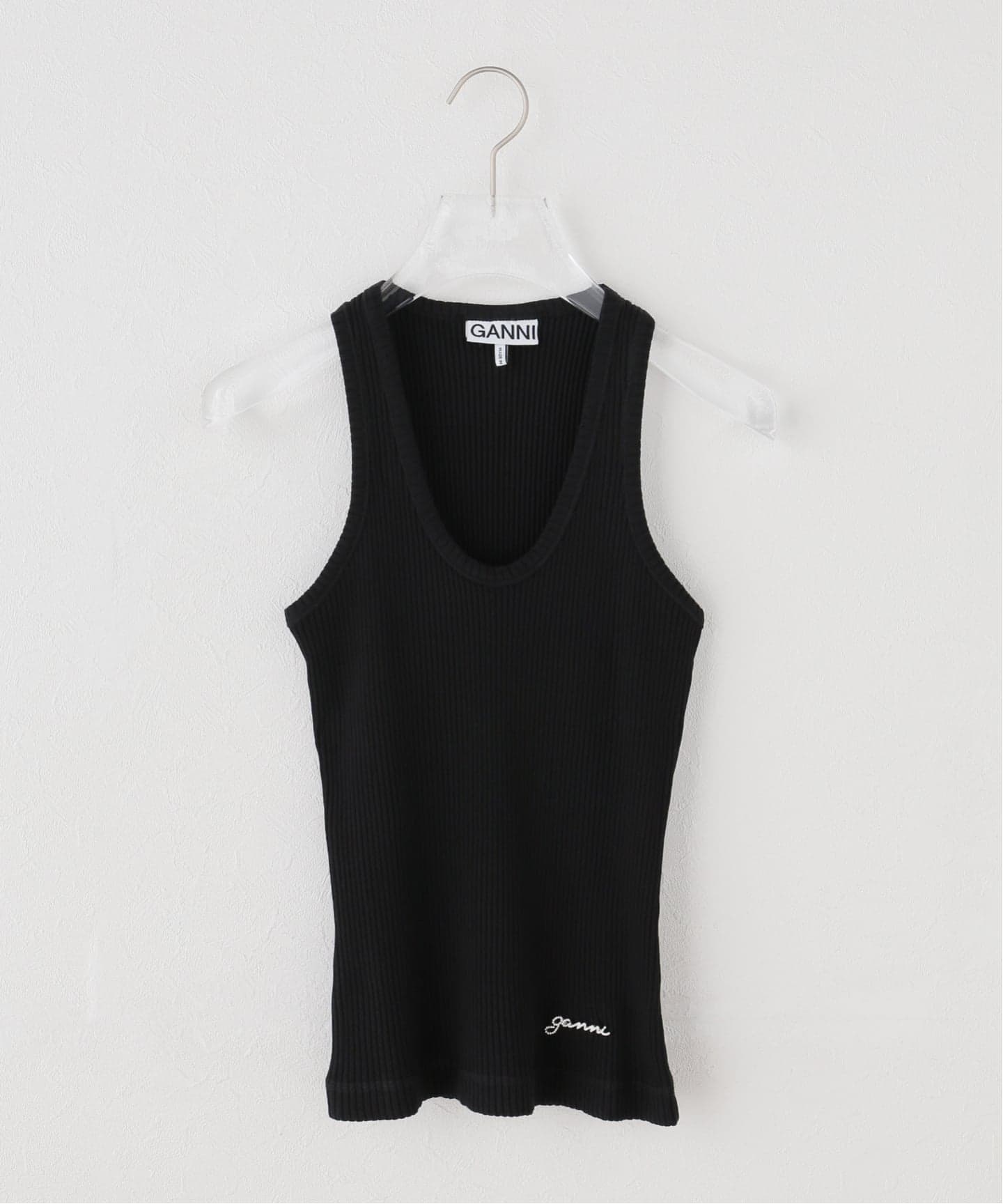 GANNI / ガニー Heavy Cotton Rib Tank Top（タンクトップ）｜PULP
