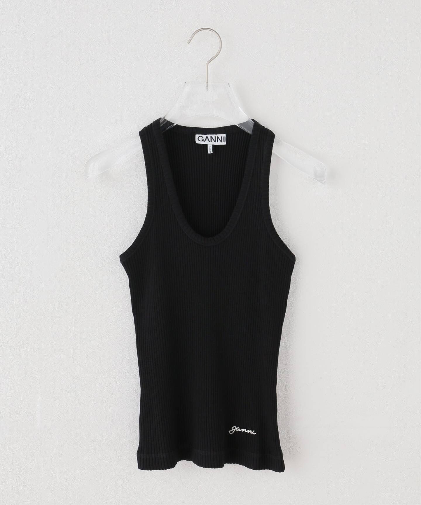 GANNI / ガニー Heavy Cotton Rib Tank Top（タンクトップ）｜PULP 