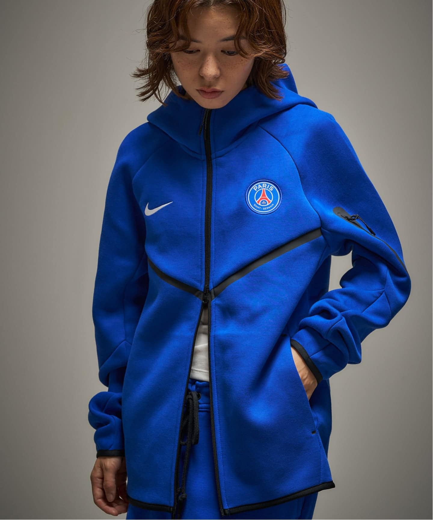 NIKE / ナイキ】PSG M NK TCH FLC FZ WR HOODIE（パーカー）｜Paris