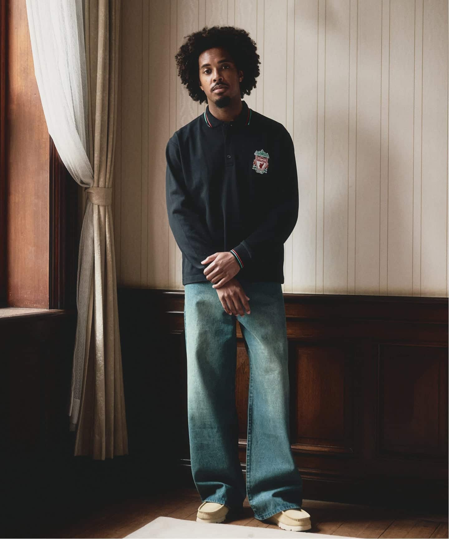 Liverpool FC / リバプール FC】 EMBLEM LINE POLO-SH（Tシャツ
