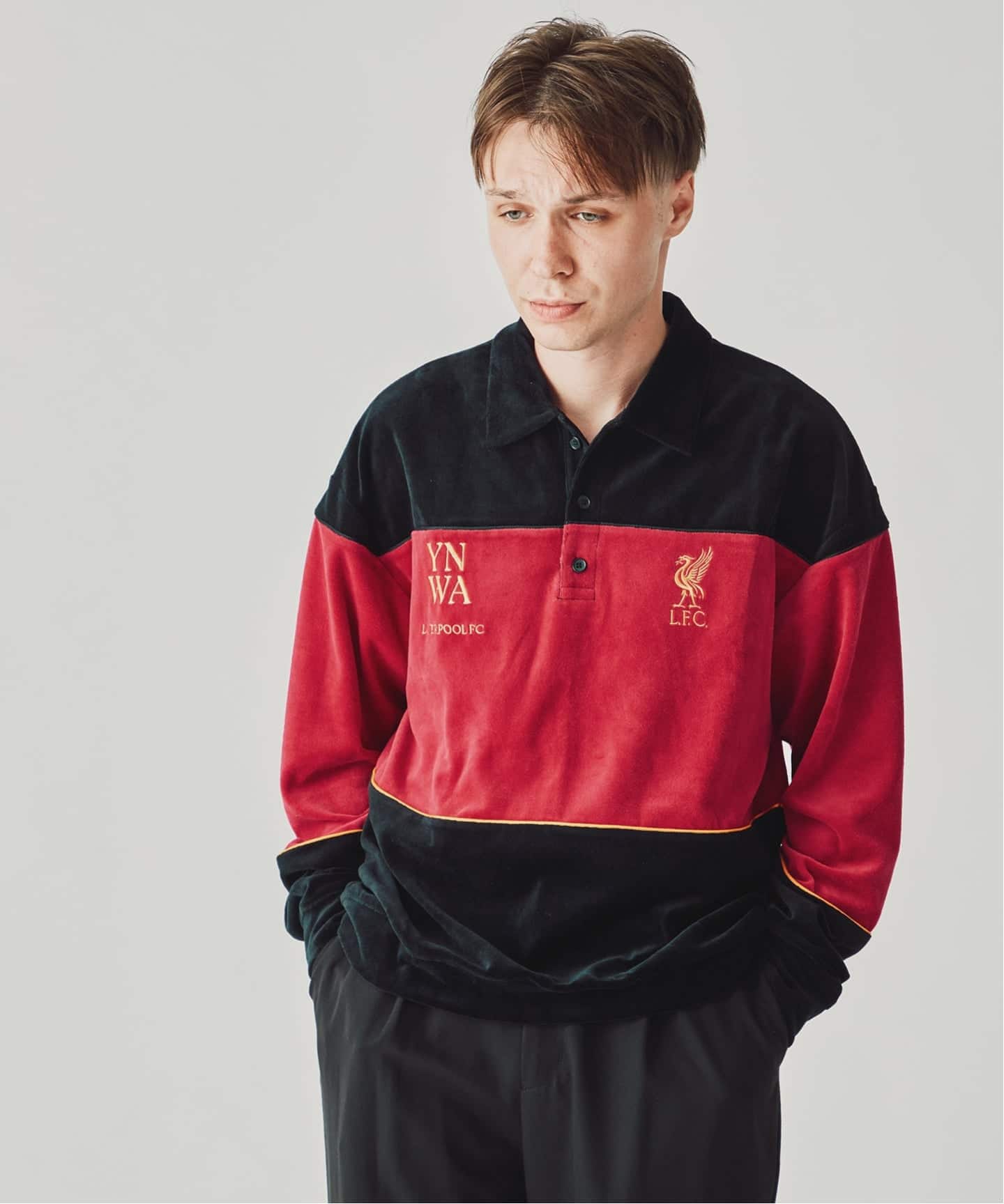 Liverpool FC / リバプールFC】 Velor polo shirt（Tシャツ
