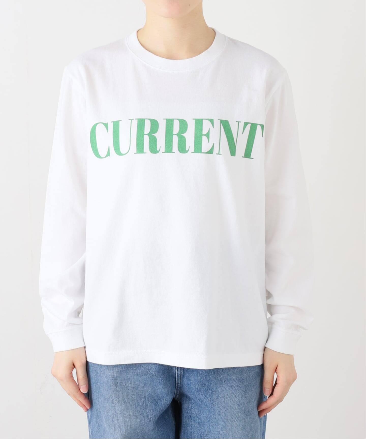 2023SS新品値札付きコットンロゴプリントロングスリーブTEEシャツジャーナル SHIPS（シップス） tシャツ プリント ロゴ ロング スリーブ TEE