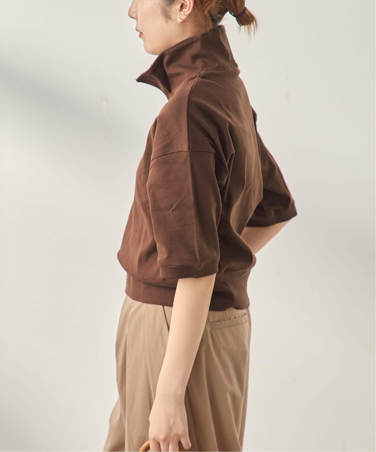 ハーフジップポロシャツ（Tシャツ／カットソー）｜JOURNAL STANDARD L