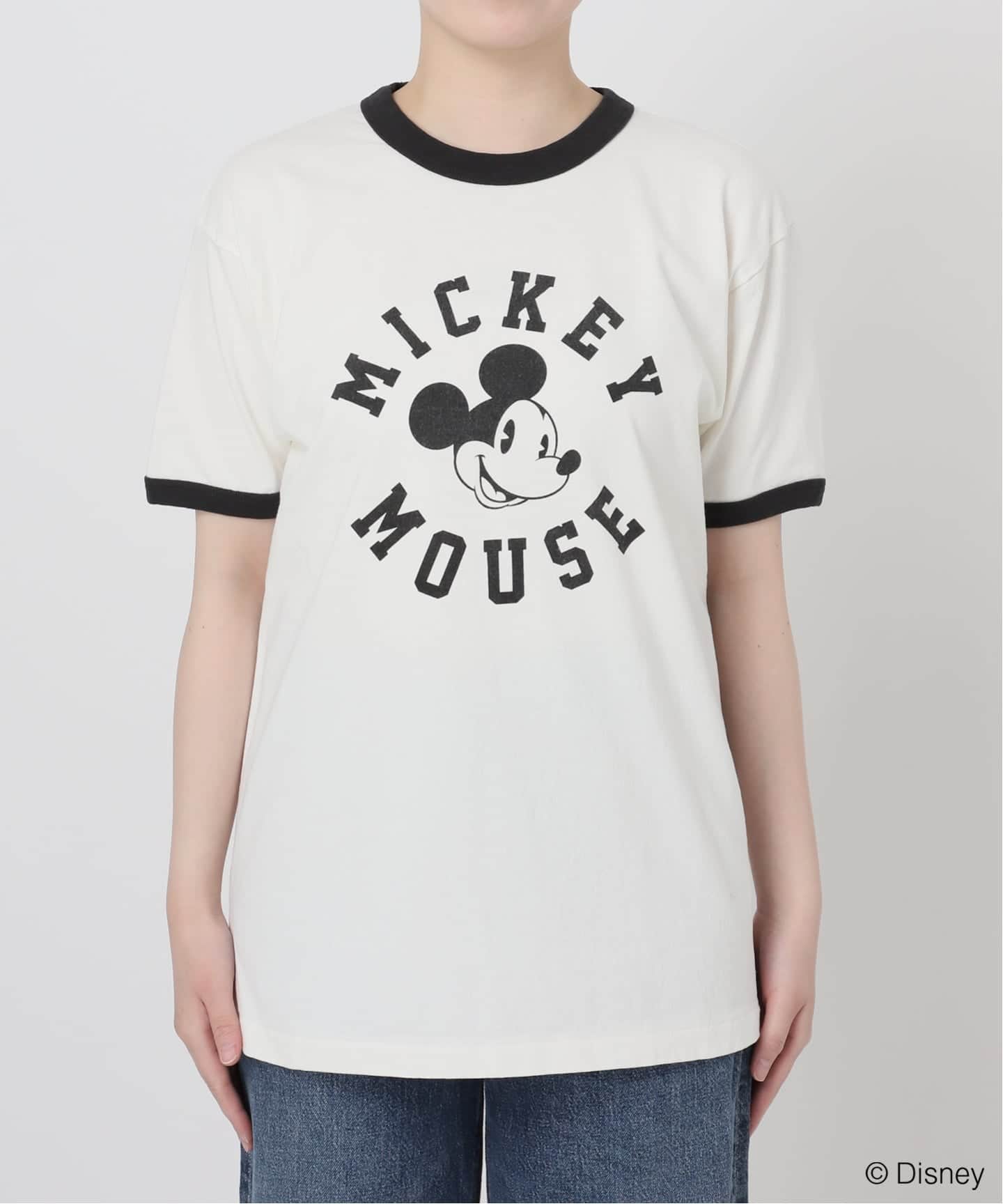 未使用タグ付 ジャーナルスタンダード　レサージュ　ピグメントミッキー Tシャツ MICKEY】ピグメントTシャツ（Tシャツ／カットソー）｜JOURNAL STANDARD
