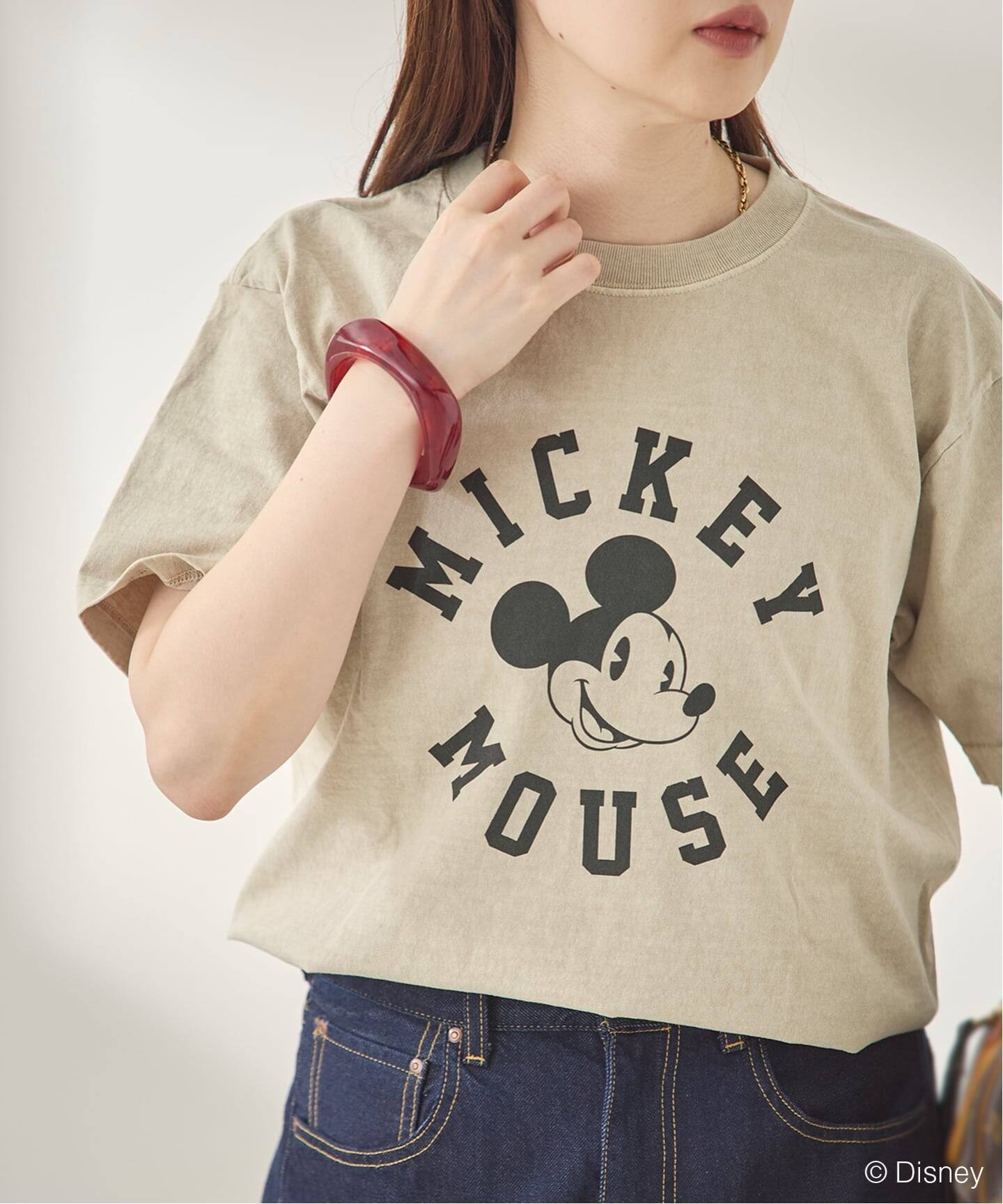 追加》【MICKEY】ピグメントTシャツ（Tシャツ／カットソー）｜JOURNAL
