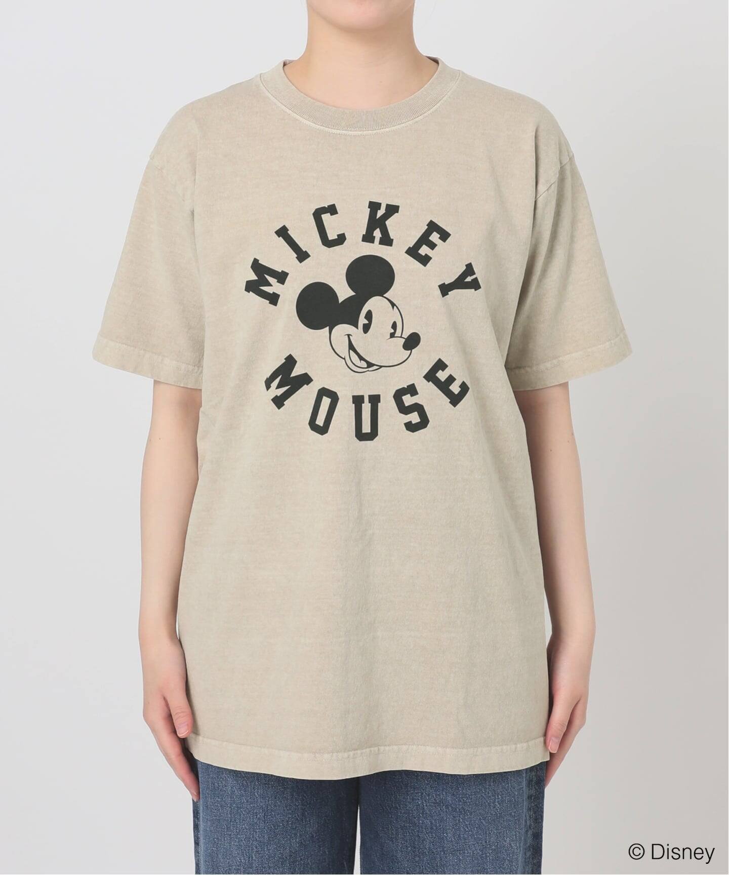 JOURNAL STANDARD L'ESSAGE ミッキーTシャツ luxe 追加》【MICKEY】ピグメントTシャツ（Tシャツ／カットソー）｜JOURNAL