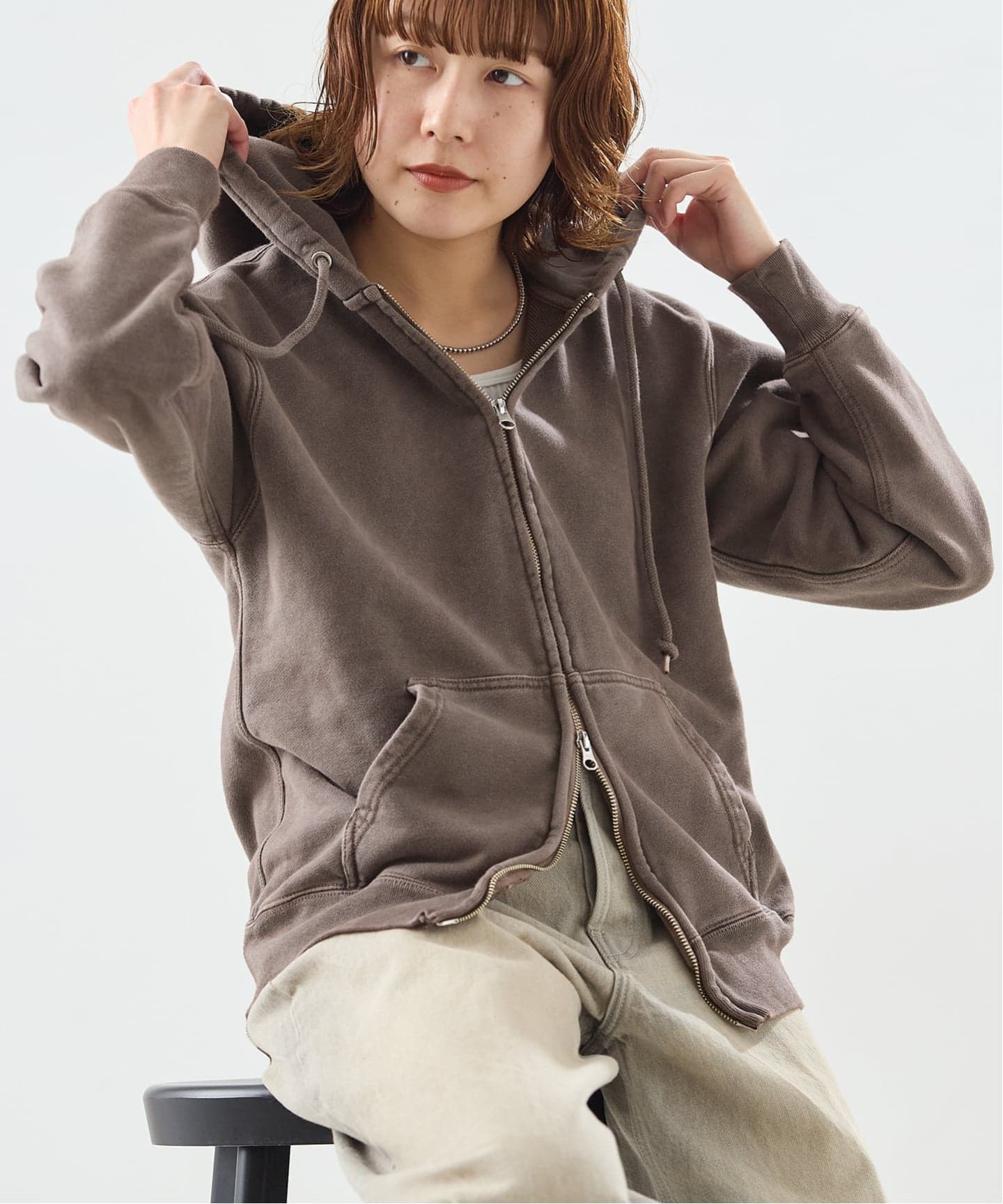 一部店舗＆WEB限定】ピグメントスウェットパーカー（パーカー