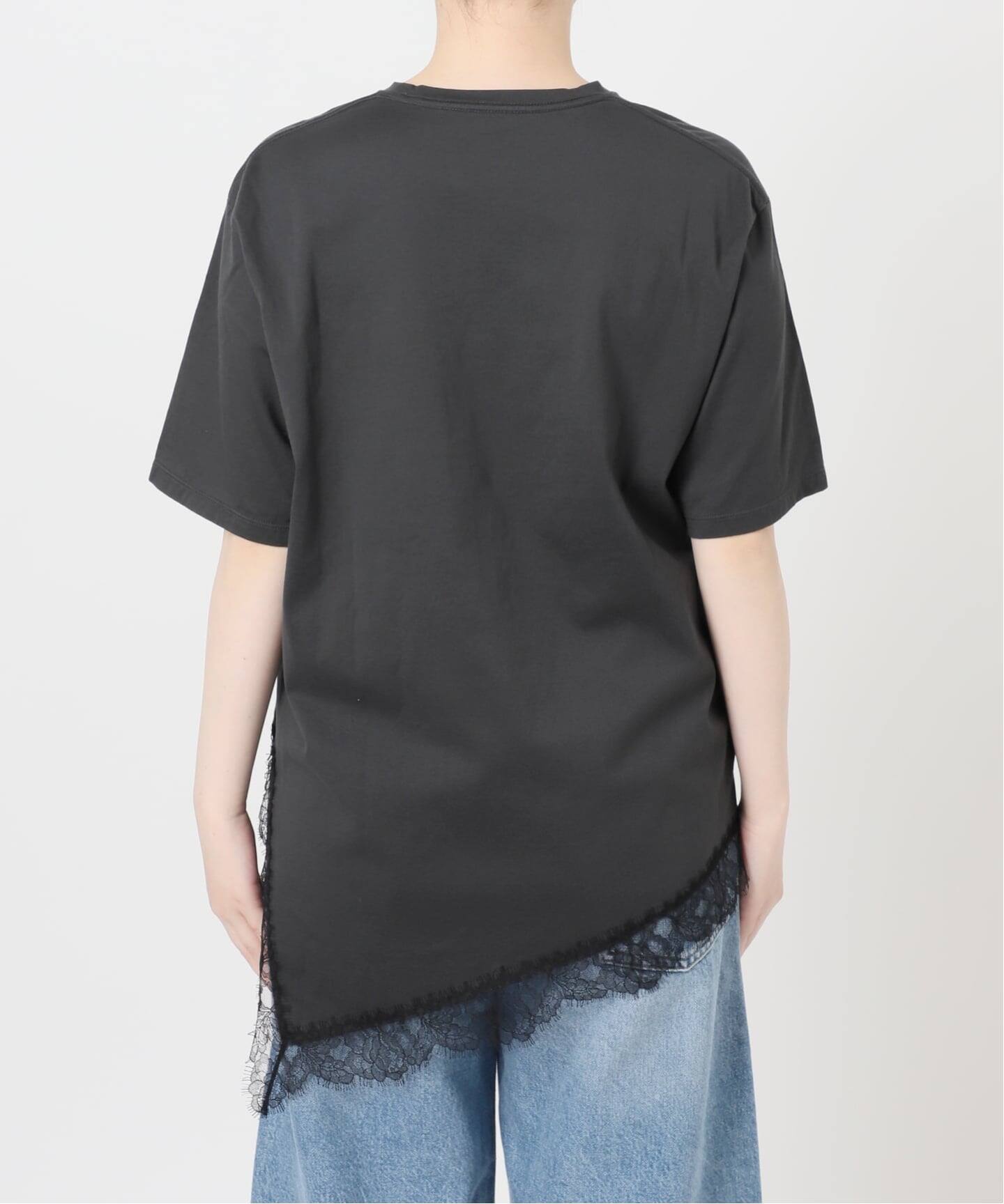 レースイレギュラーヘムTシャツ(Tシャツ/カットソー)|JOURNAL レースイレギュラーヘムTシャツ(Tシャツ/カットソー)|JOURNAL