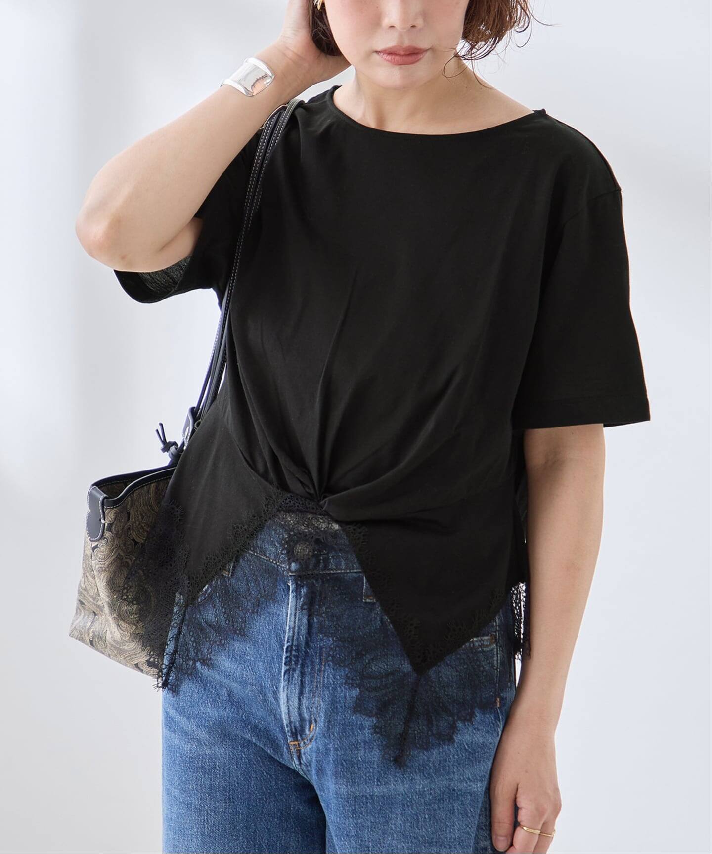 レーストップスTシャツ（Tシャツ／カットソー）｜JOURNAL STANDARD L 