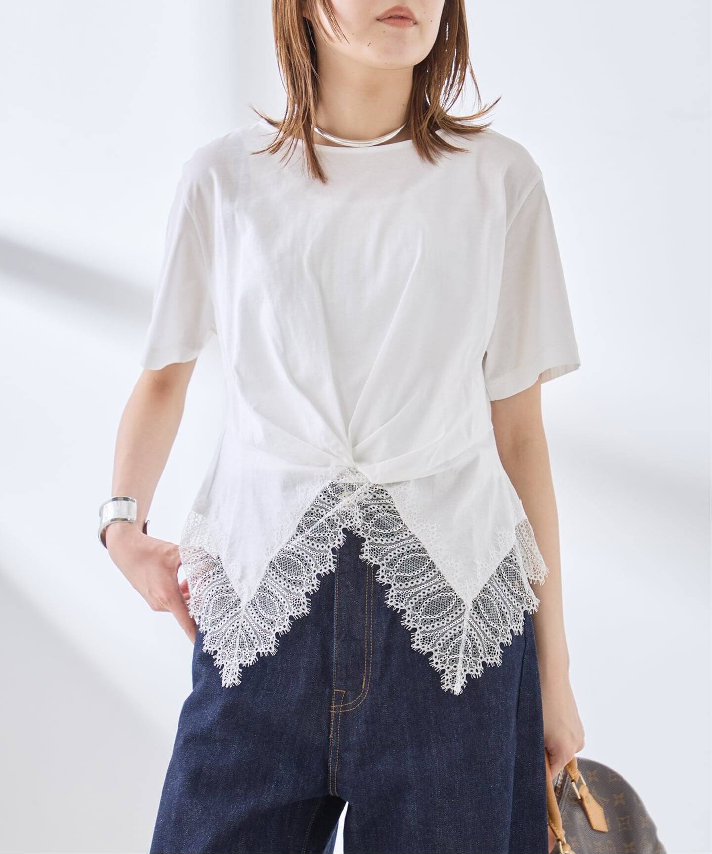 レーストップスTシャツ（Tシャツ／カットソー）｜JOURNAL STANDARD L 