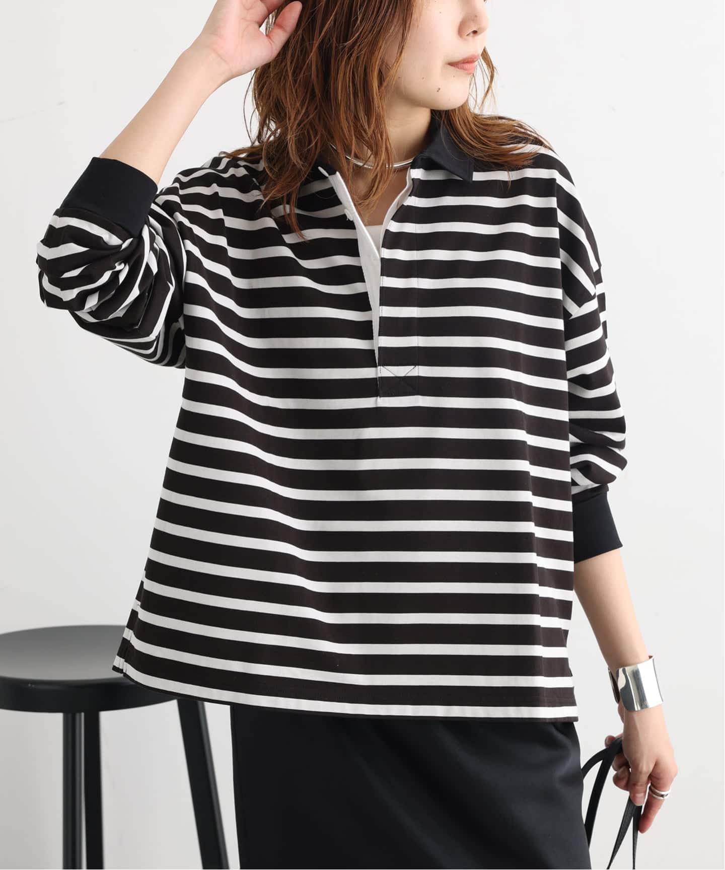 ラガーボーダーシャツ（Tシャツ／カットソー）｜JOURNAL STANDARD L