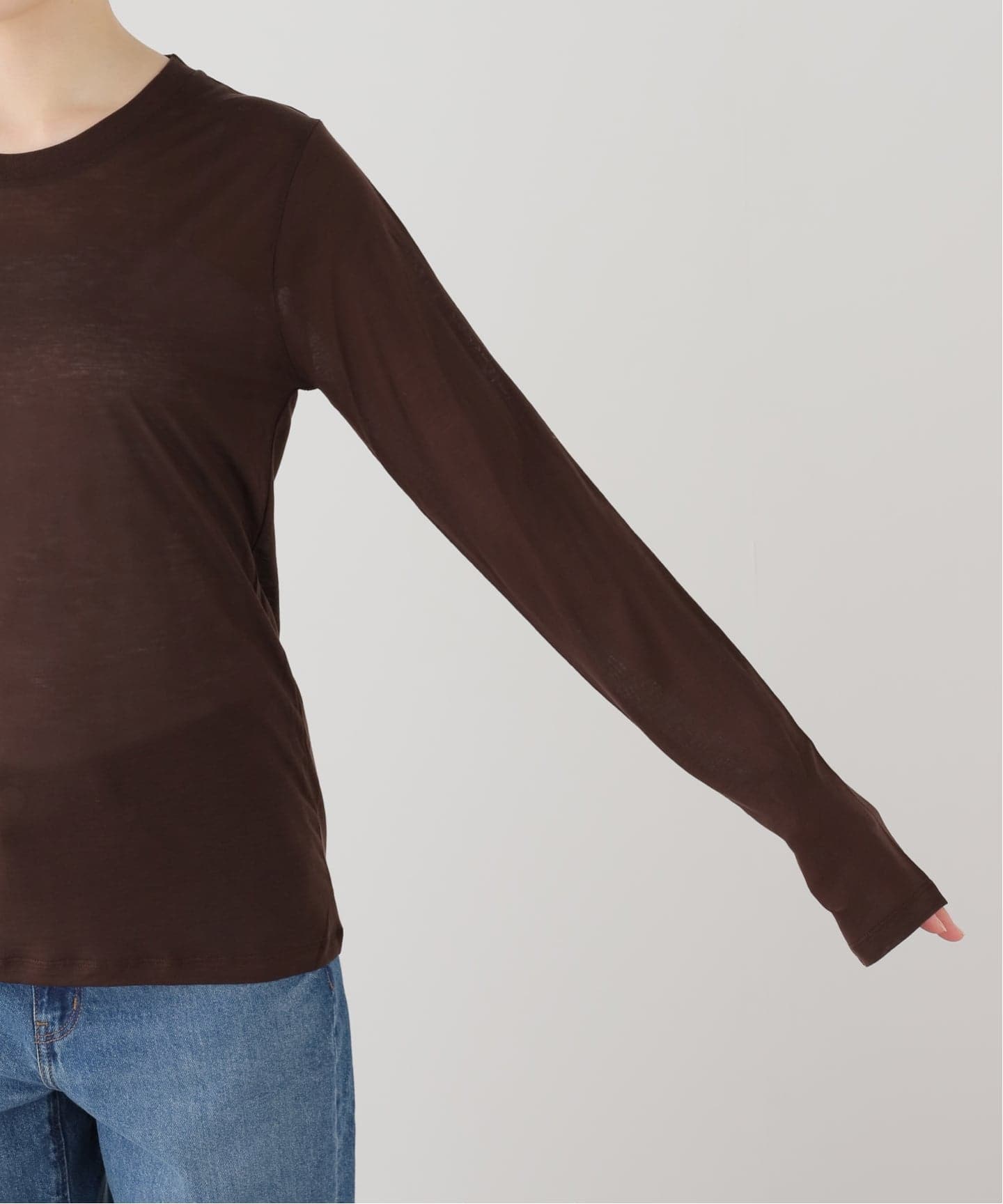 BASERANGE/ベースレンジ】LONG SLEEVE TEE ロングスリーブTシャツ（T